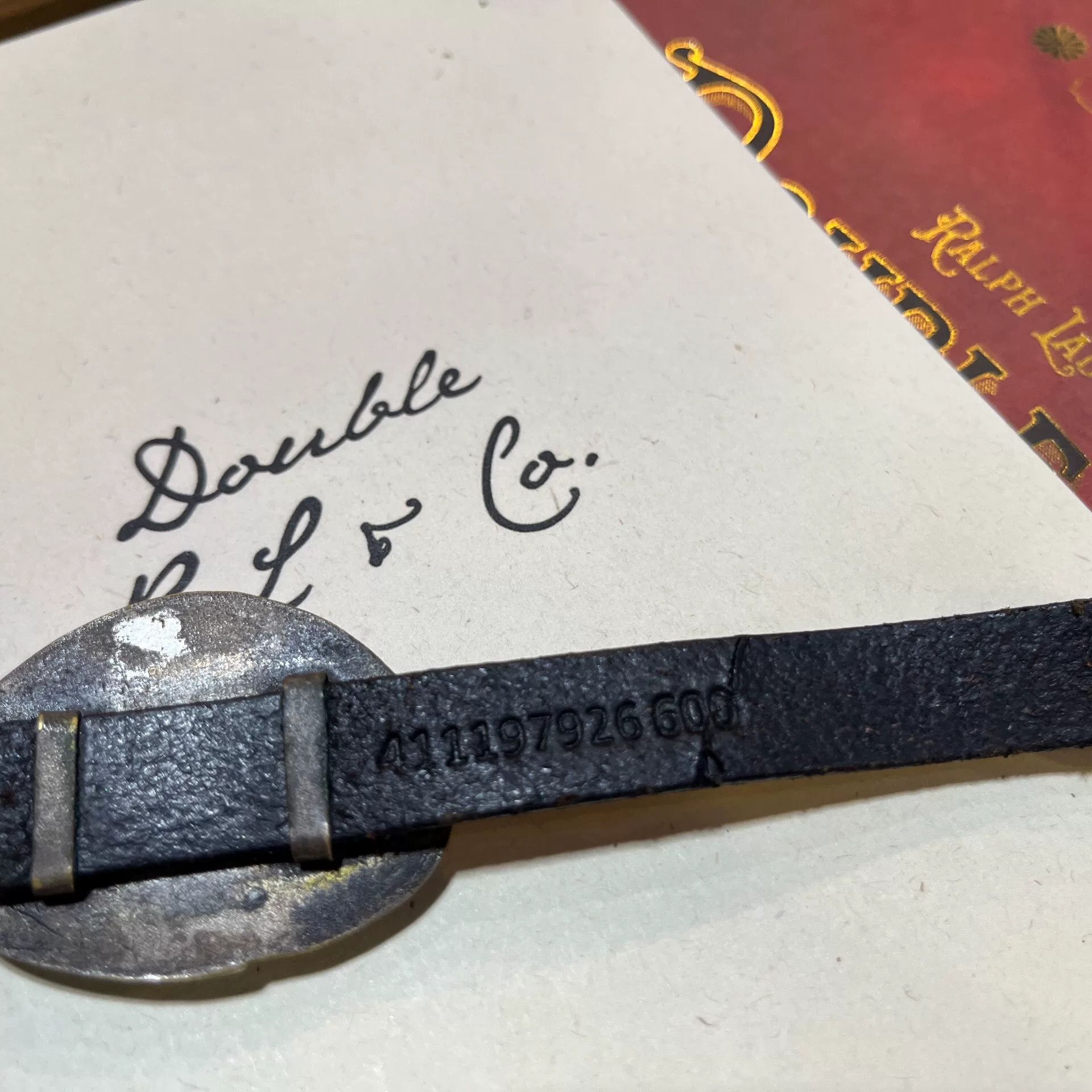 RRL Ralph Lauren rrl leather bracelet by Ralph Lauren Size ONE SIZE - 4 Thumbnail