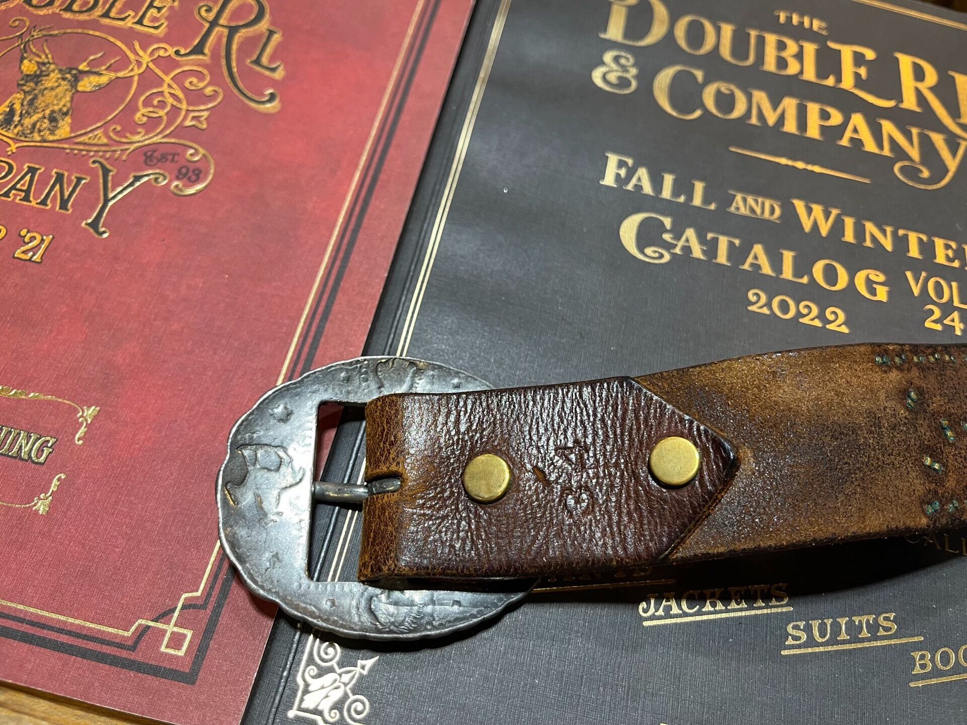 RRL Ralph Lauren rrl limited edition leather belt Size ONE SIZE - 3 Thumbnail