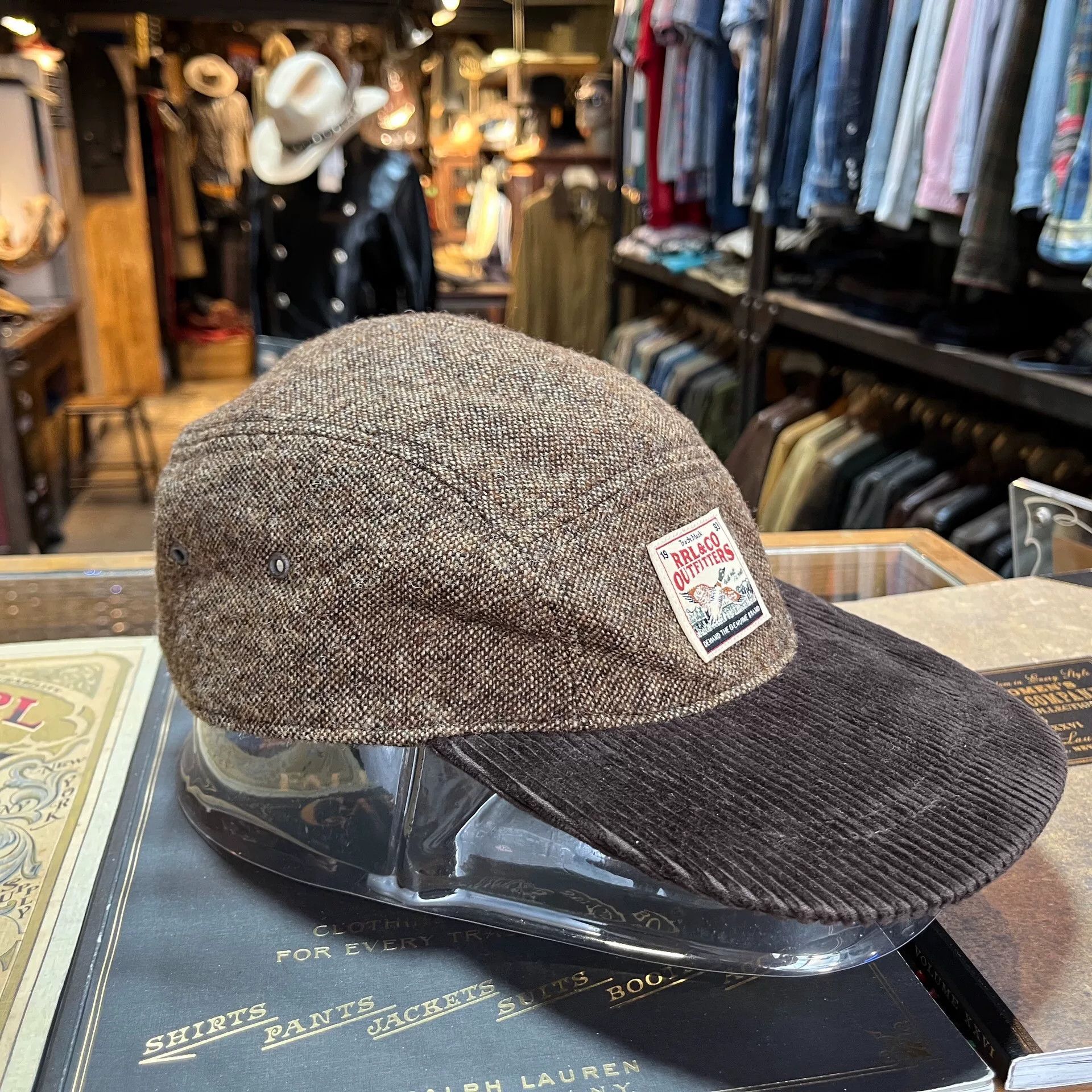 RRL Ralph Lauren brown corduroy duckbill cap by RRL Size ONE SIZE - 2 Thumbnail