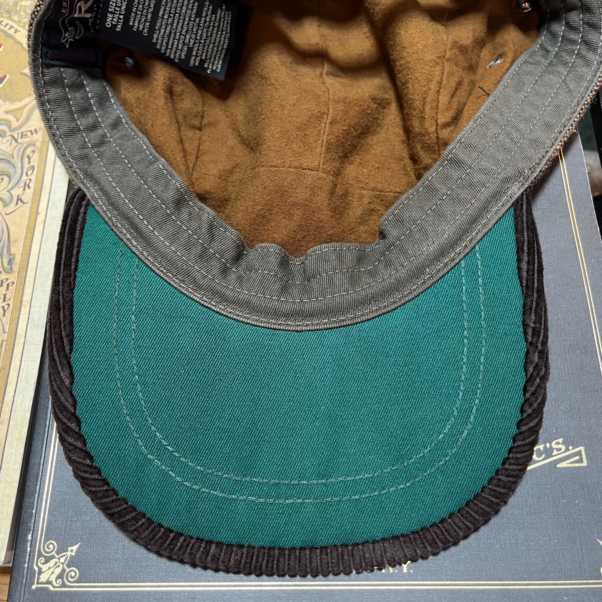 RRL Ralph Lauren brown corduroy duckbill cap by RRL Size ONE SIZE - 8 Thumbnail