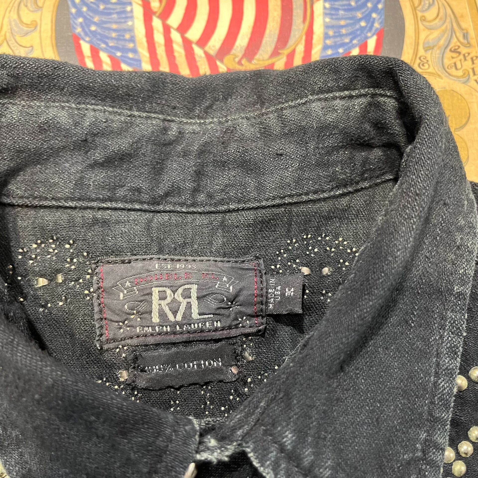 RRL Ralph Lauren limited studded gem western shirt Size US M / EU 48-50 / 2 - 3 Thumbnail