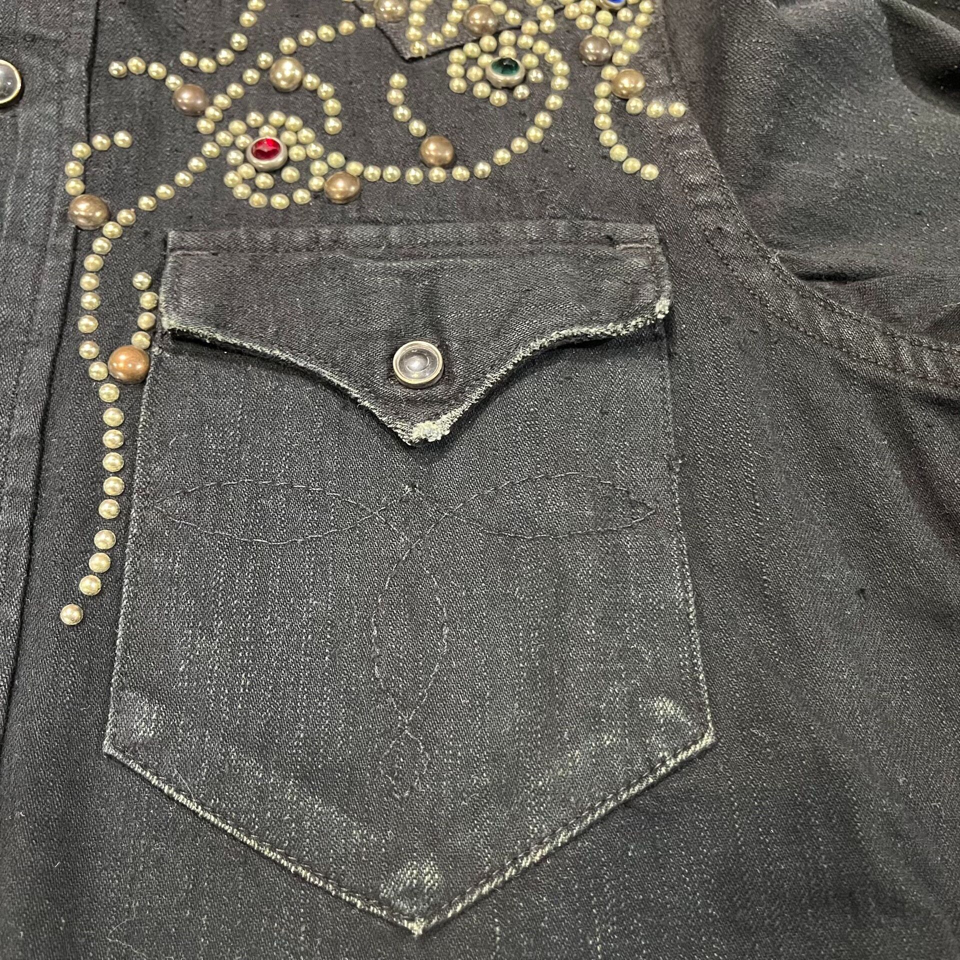 RRL Ralph Lauren limited studded gem western shirt Size US M / EU 48-50 / 2 - 7 Thumbnail