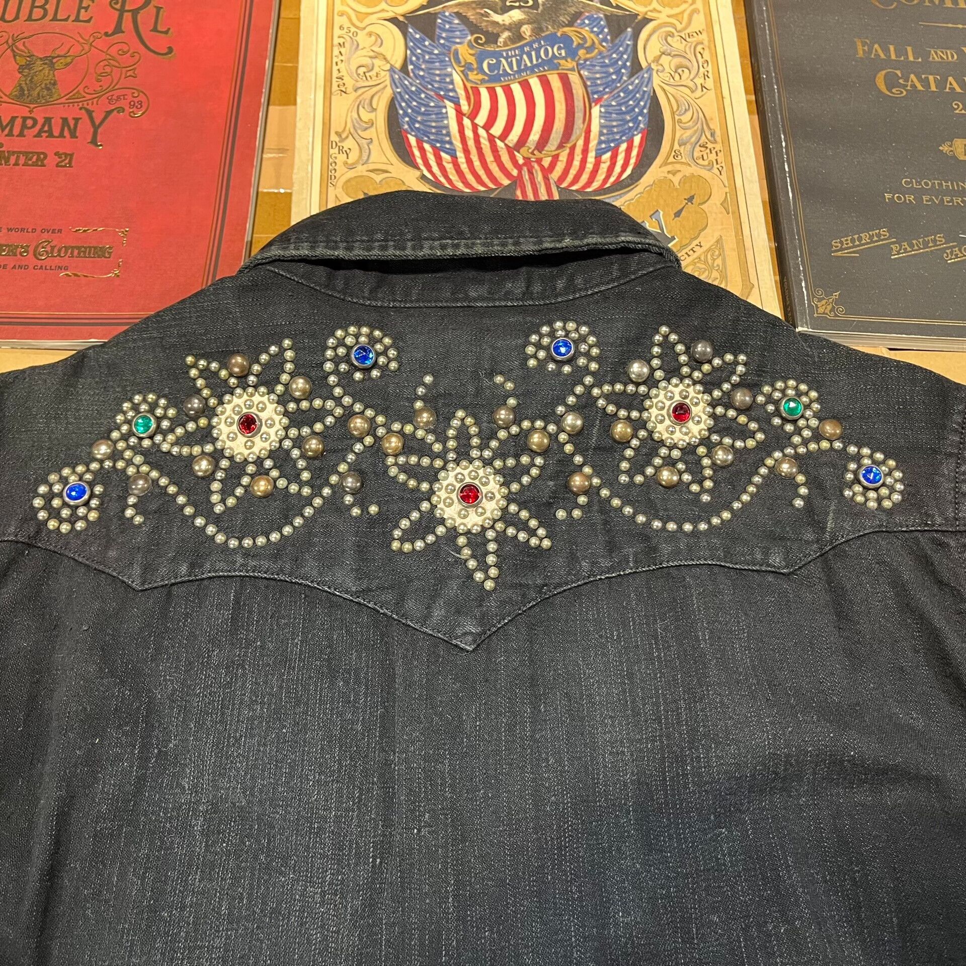 RRL Ralph Lauren limited studded gem western shirt Size US M / EU 48-50 / 2 - 5 Thumbnail