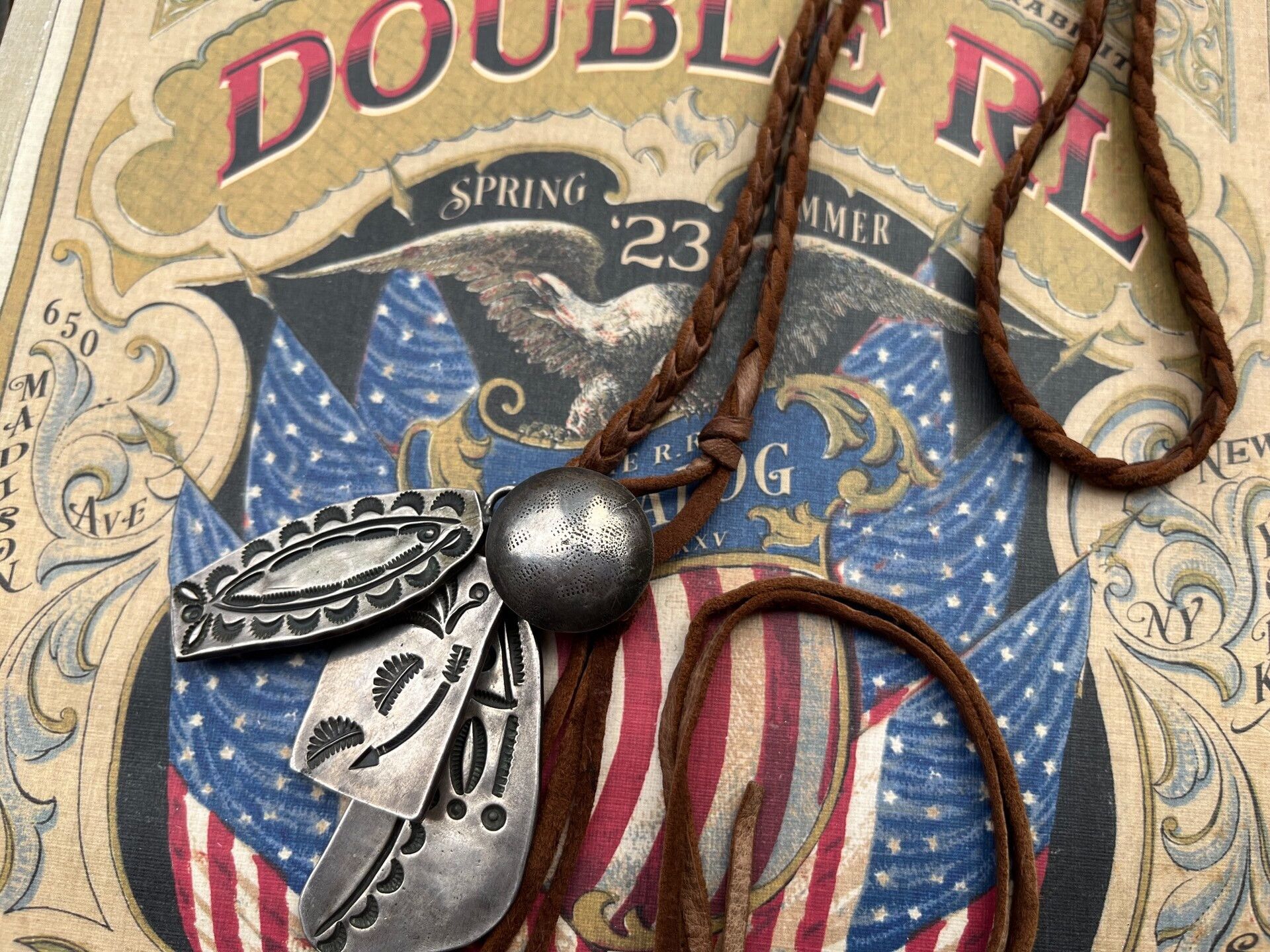RRL Ralph Lauren rrl silver pendant necklace by Ralph Lauren Size ONE SIZE - 3 Thumbnail
