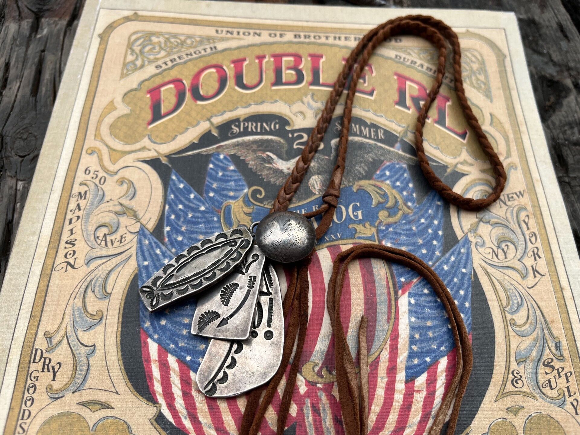 RRL Ralph Lauren rrl silver pendant necklace by Ralph Lauren Size ONE SIZE - 2 Thumbnail