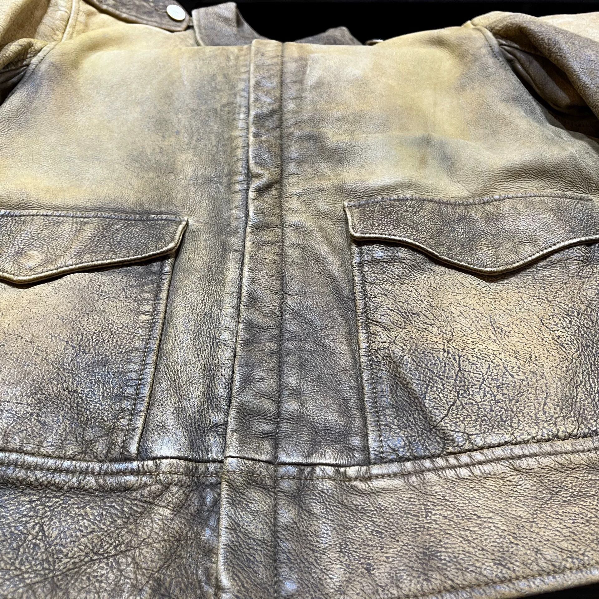 RRL Ralph Lauren rare modified A2 leather jacket RRL Size US M / EU 48-50 / 2 - 5 Thumbnail