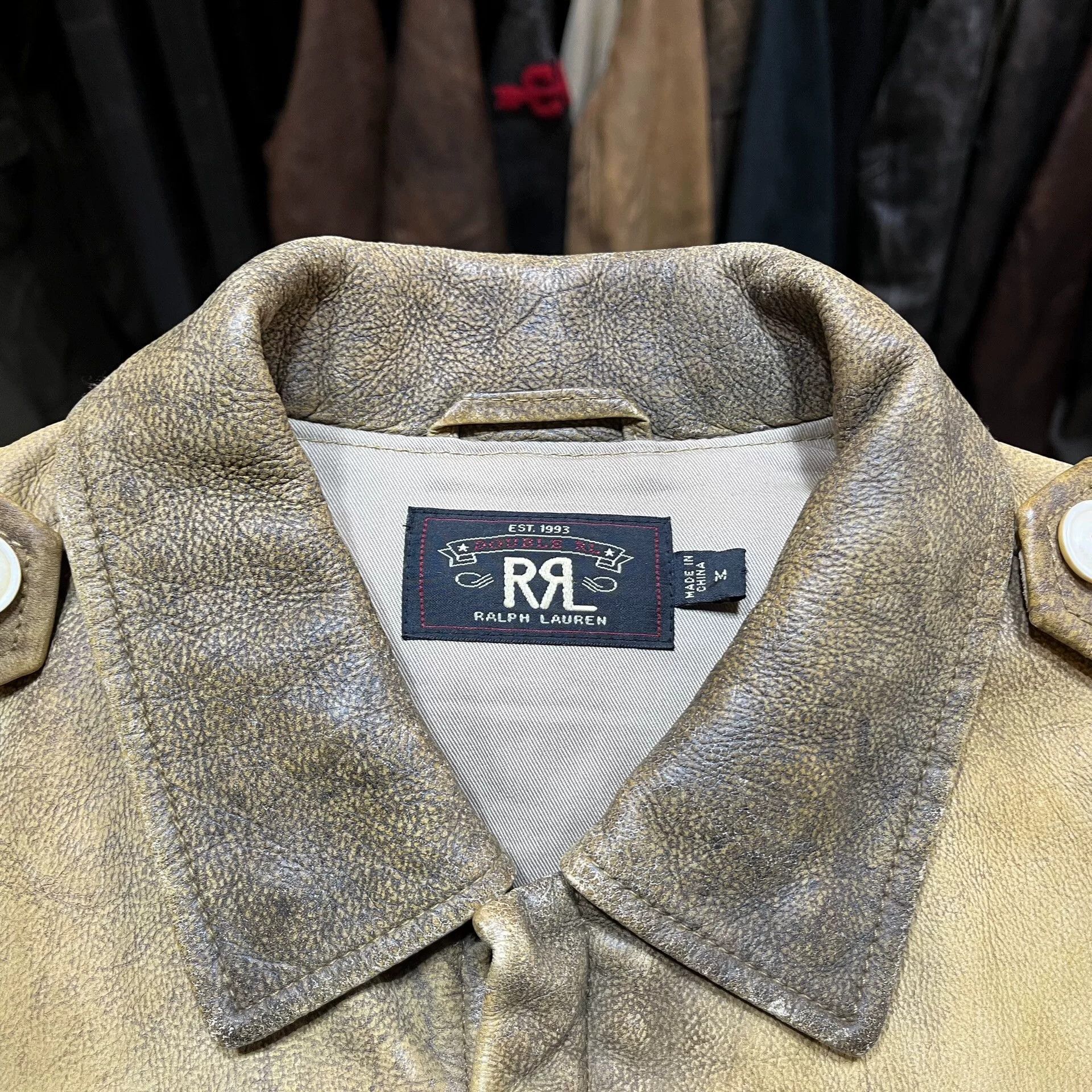 RRL Ralph Lauren rare modified A2 leather jacket RRL Size US M / EU 48-50 / 2 - 3 Thumbnail