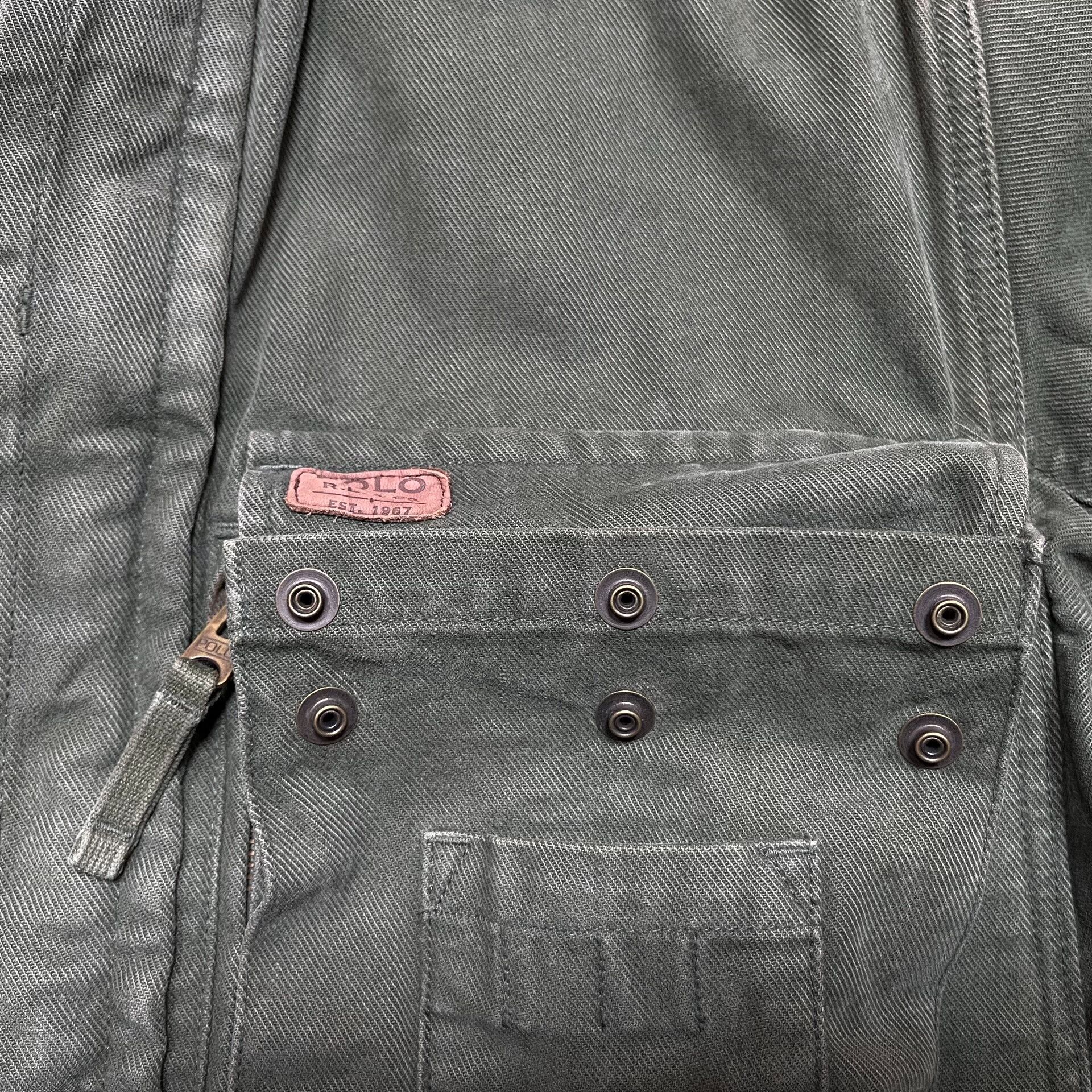 RRL Ralph Lauren vintage ralph lauren military utility jacket Size US M / EU 48-50 / 2 - 6 Thumbnail