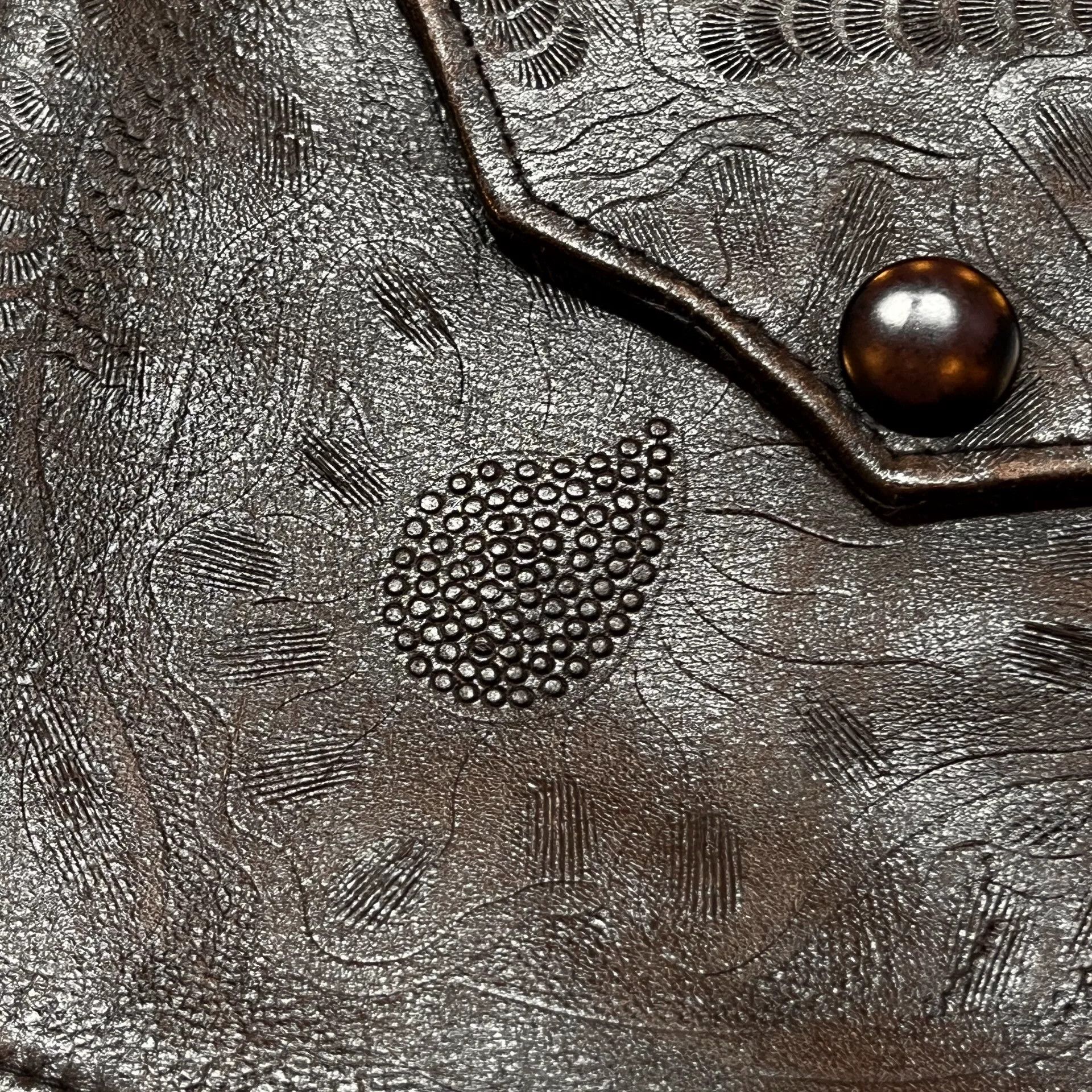 RRL Ralph Lauren rrl engraved leather vest by ralph lauren Size US M / EU 48-50 / 2 - 5 Thumbnail