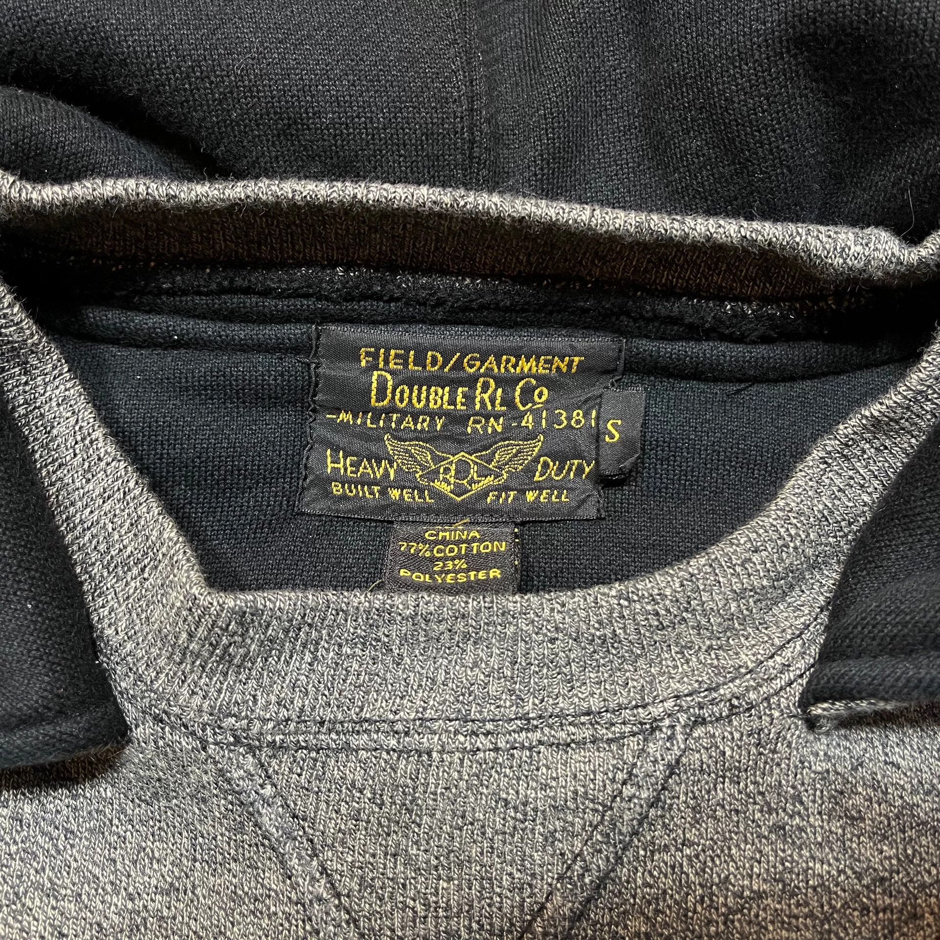 RRL Ralph Lauren gray hooded sweatshirt by RRL Size US S / EU 44-46 / 1 - 3 Thumbnail