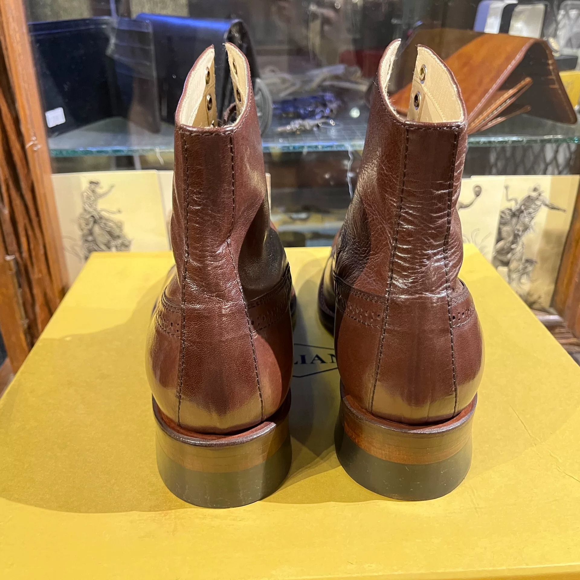 JULIEN DAVID julian kangaroo brown boots size 7 Size US 7 / EU 40 - 4 Thumbnail