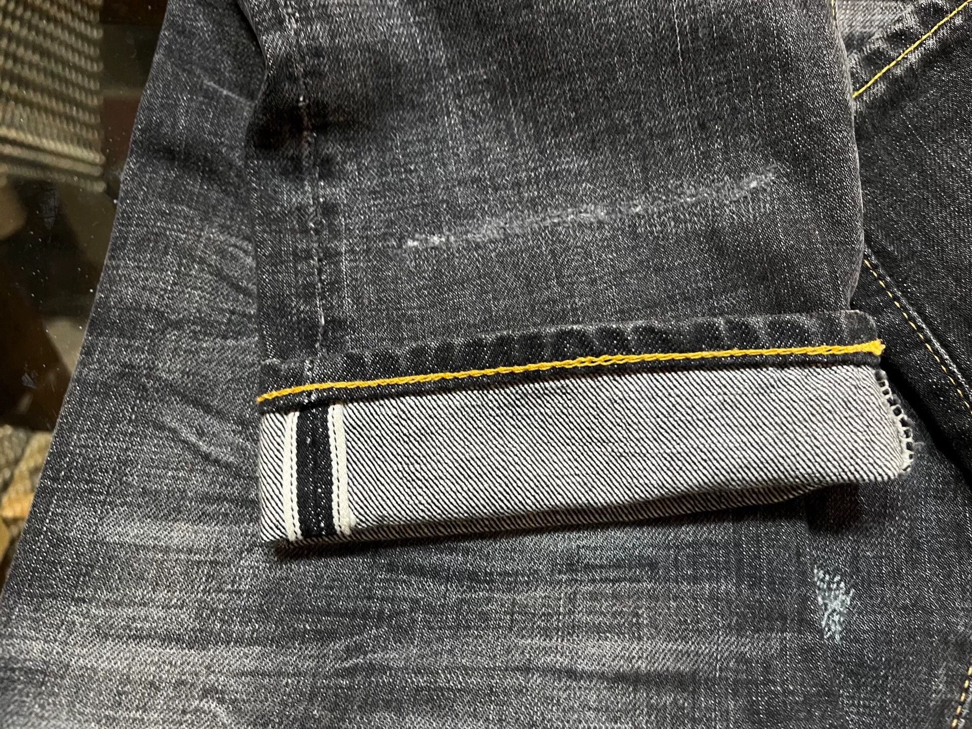 RRL Ralph Lauren distressed rrl denim jeans in gray Size US 31 - 7 Thumbnail