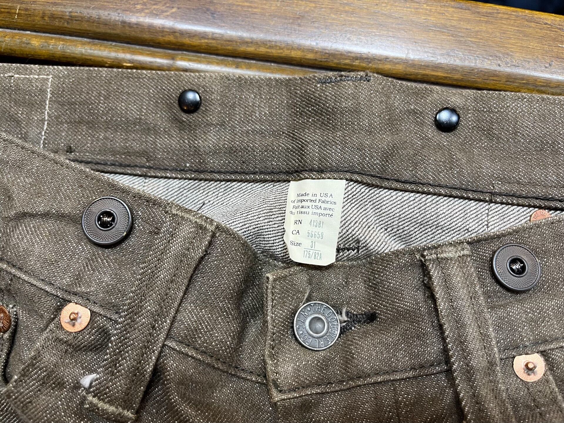 RRL Ralph Lauren stylish double rl denim pants for men Size US 31 - 3 Thumbnail