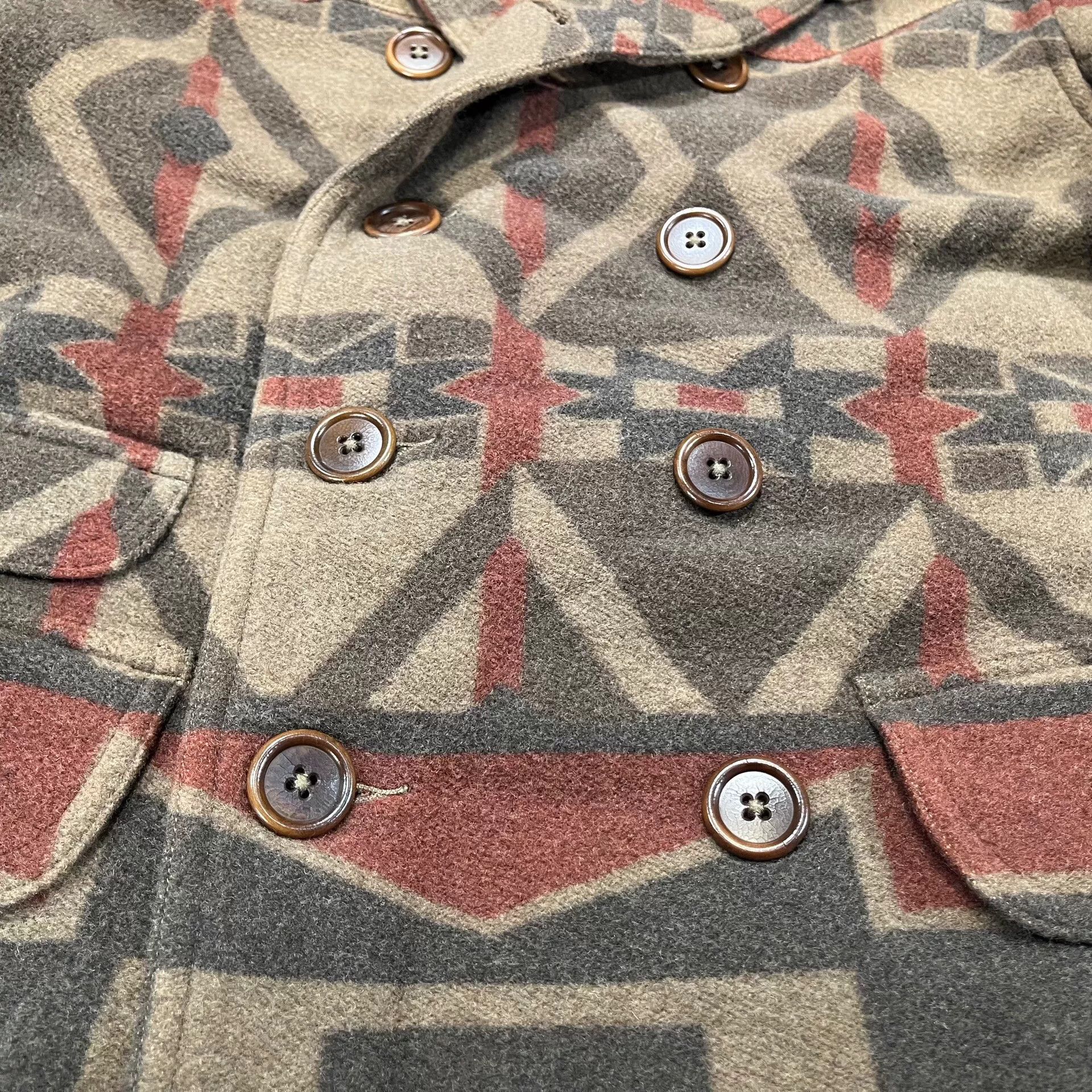 RRL Ralph Lauren rrl anniversary indian blanket wool coat Size US M / EU 48-50 / 2 - 6 Thumbnail