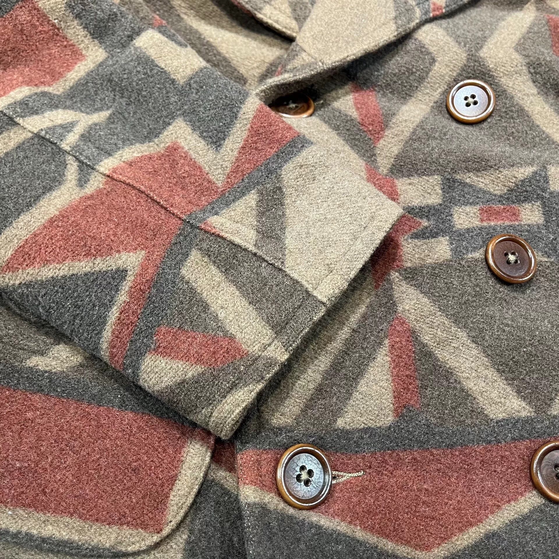 RRL Ralph Lauren rrl anniversary indian blanket wool coat Size US M / EU 48-50 / 2 - 7 Thumbnail