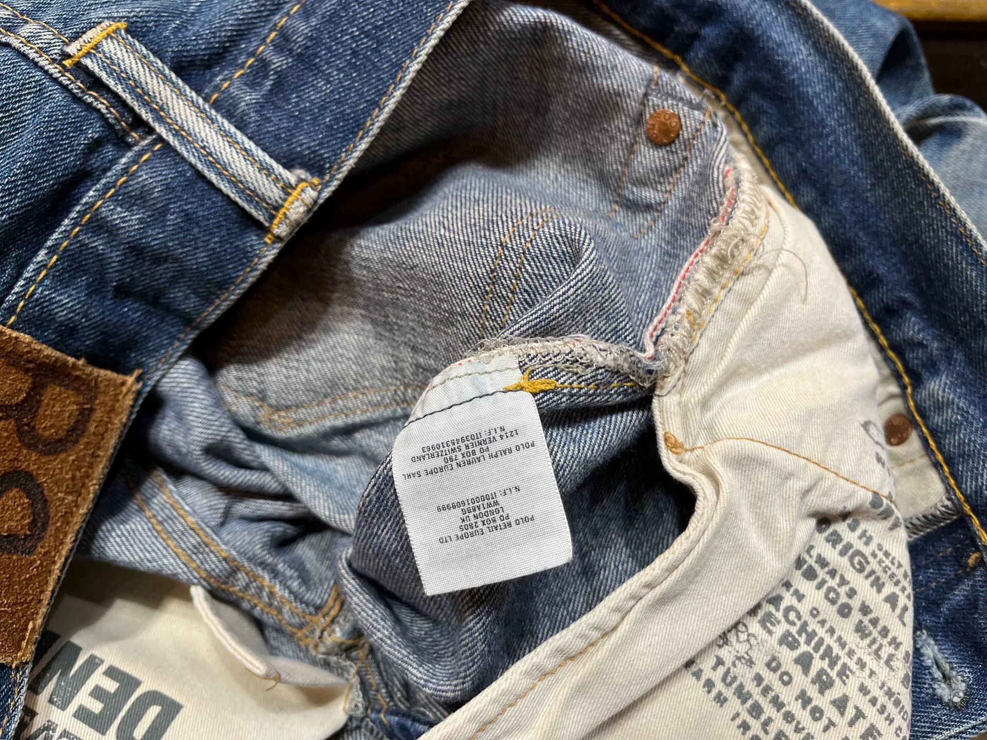 RRL Ralph Lauren vintage rrl double rl denim jeans Size US 30 / EU 46 - 6 Thumbnail