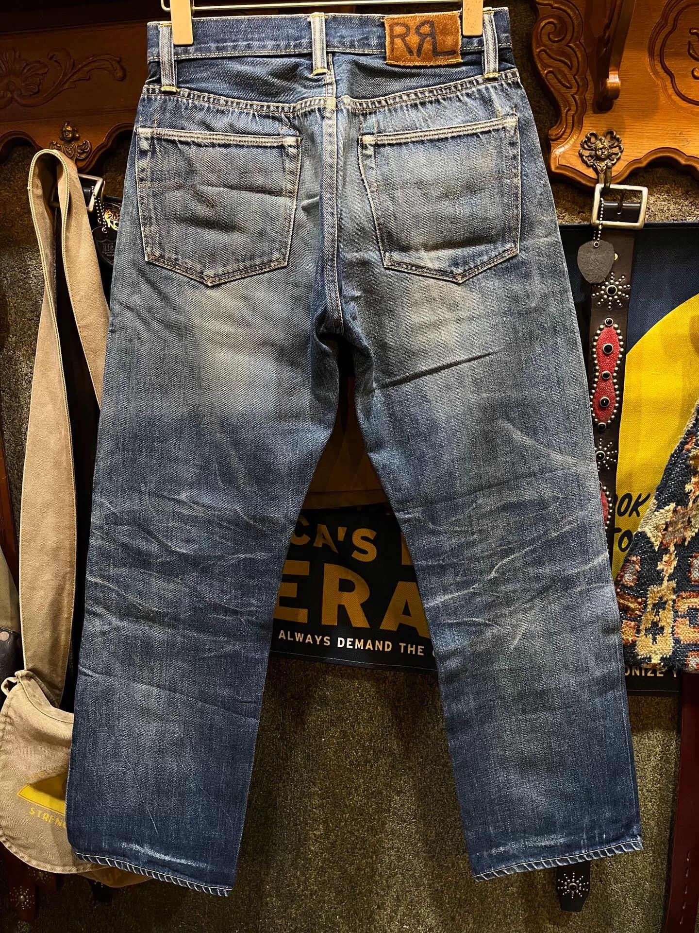 RRL Ralph Lauren vintage rrl double rl denim jeans Size US 30 / EU 46 - 2 Thumbnail