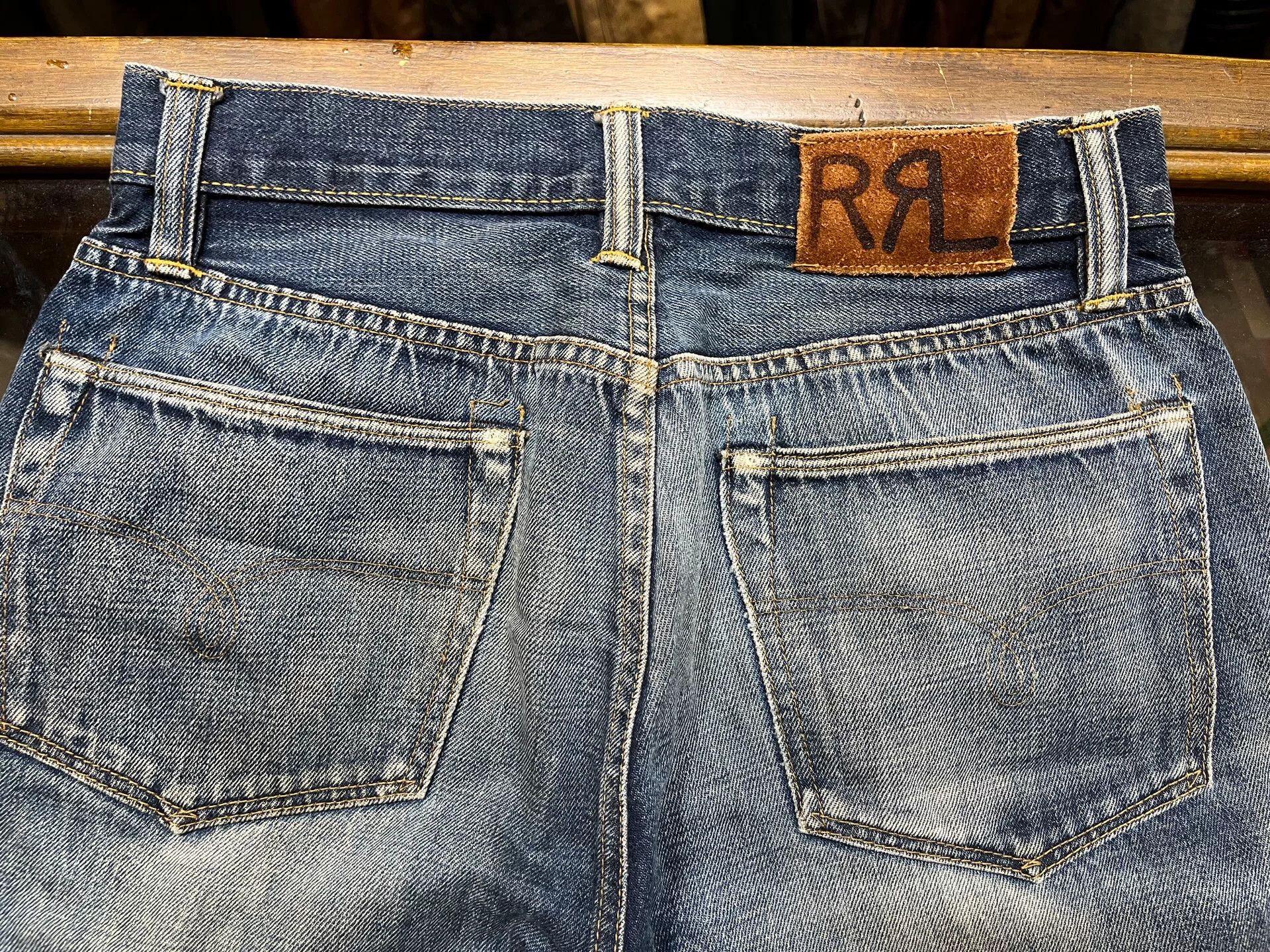 RRL Ralph Lauren vintage rrl double rl denim jeans Size US 30 / EU 46 - 9 Thumbnail