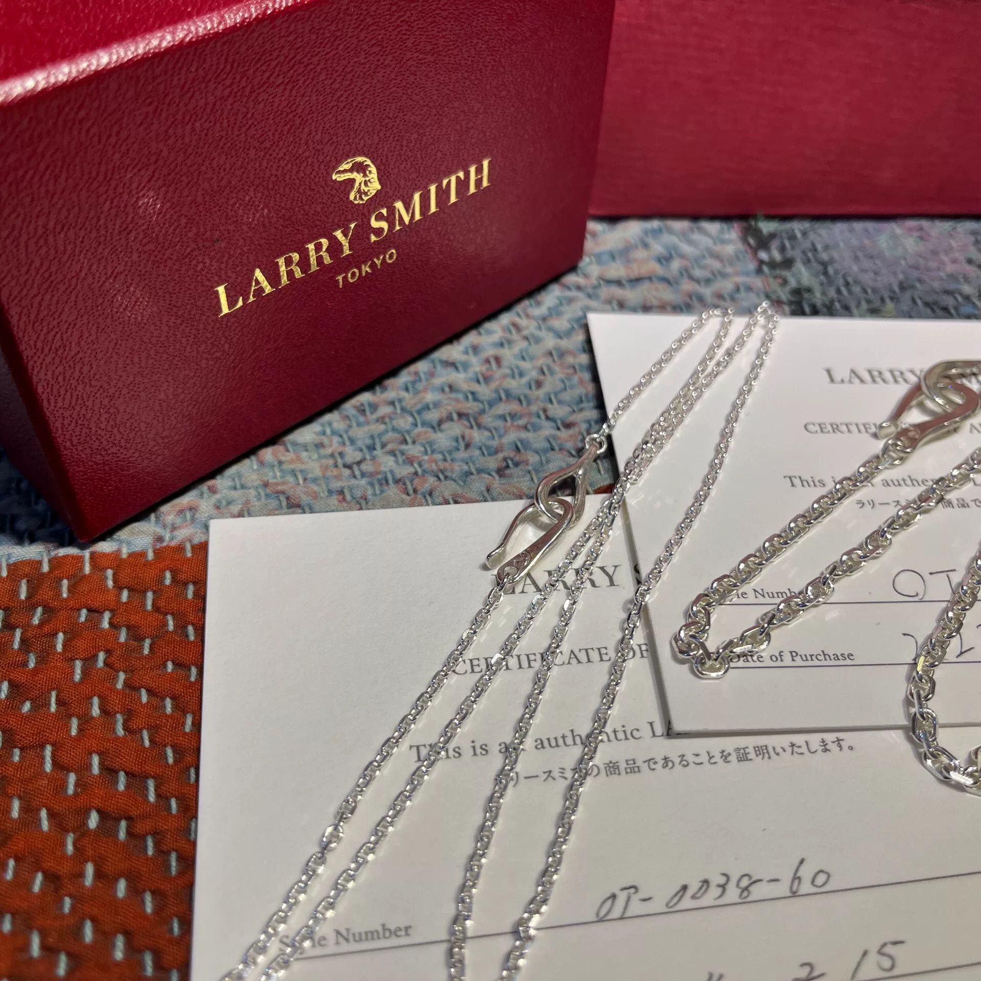 Larry Smith larry smith silver chain with authenticity card Size ONE SIZE - 2 Thumbnail