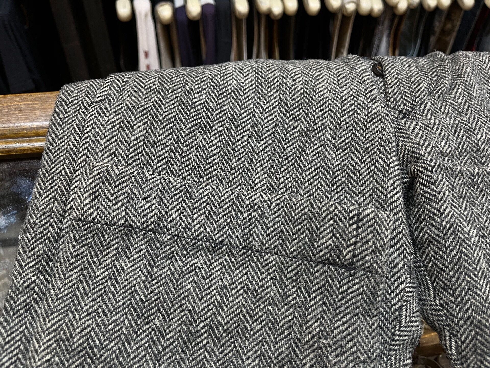 RRL Ralph Lauren herringbone pattern casual trousers by RRL Size US 30 / EU 46 - 6 Thumbnail