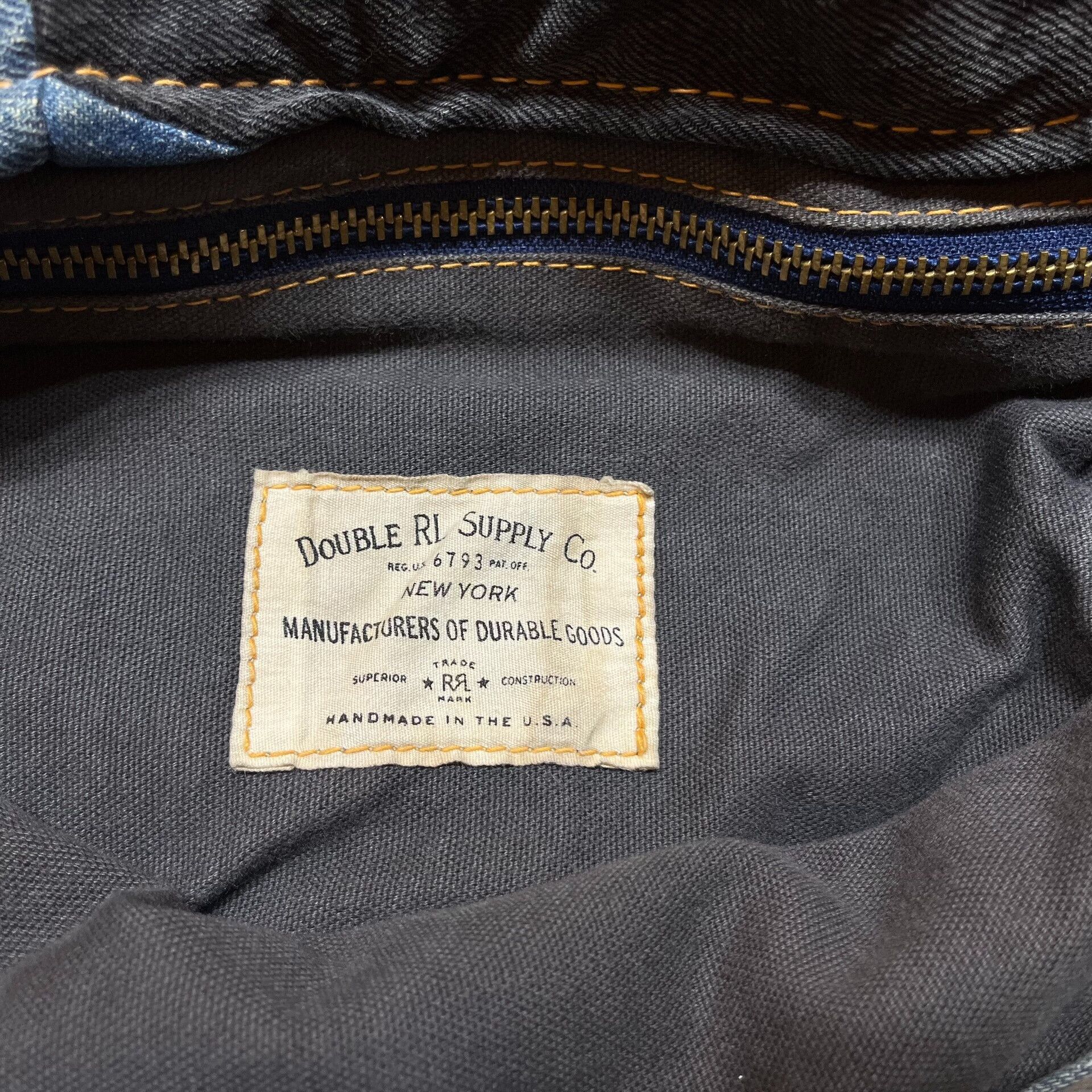 RRL Ralph Lauren patchwork denim tote shoulder bag Size ONE SIZE - 5 Thumbnail