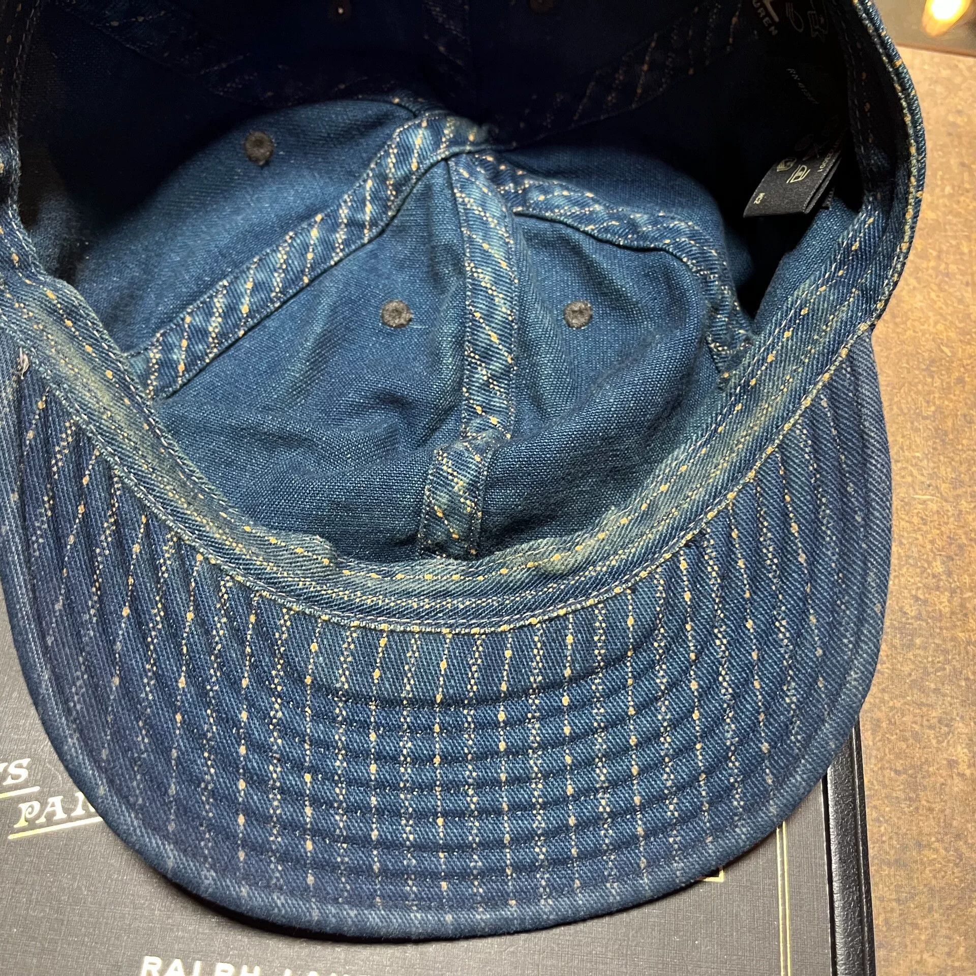 RRL Ralph Lauren rrl wabash denim cap by double rl Size ONE SIZE - 6 Thumbnail