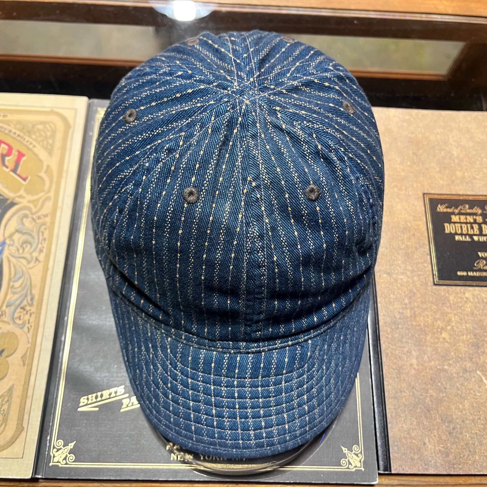 RRL Ralph Lauren rrl wabash denim cap by double rl Size ONE SIZE - 4 Thumbnail