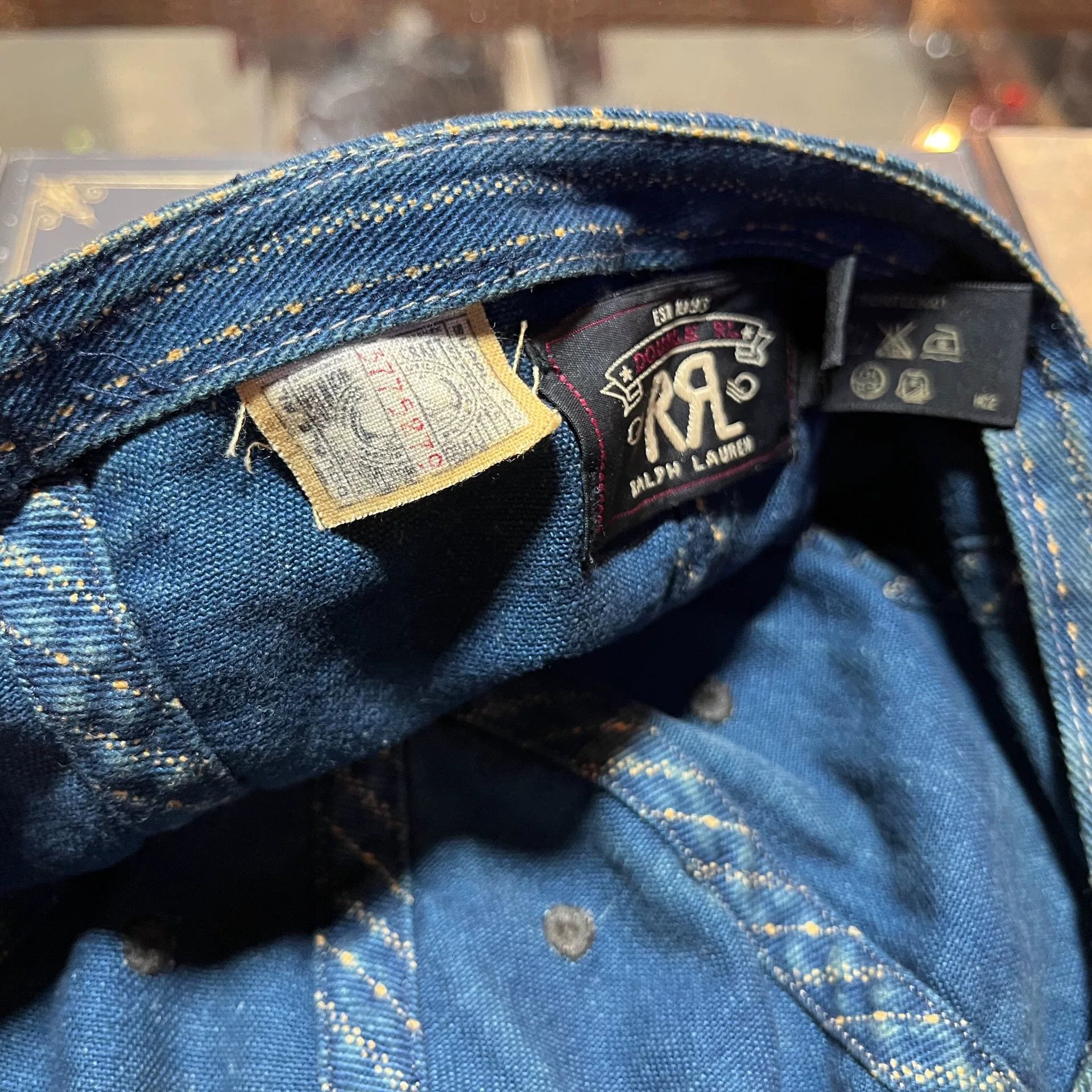 RRL Ralph Lauren rrl wabash denim cap by double rl Size ONE SIZE - 7 Thumbnail