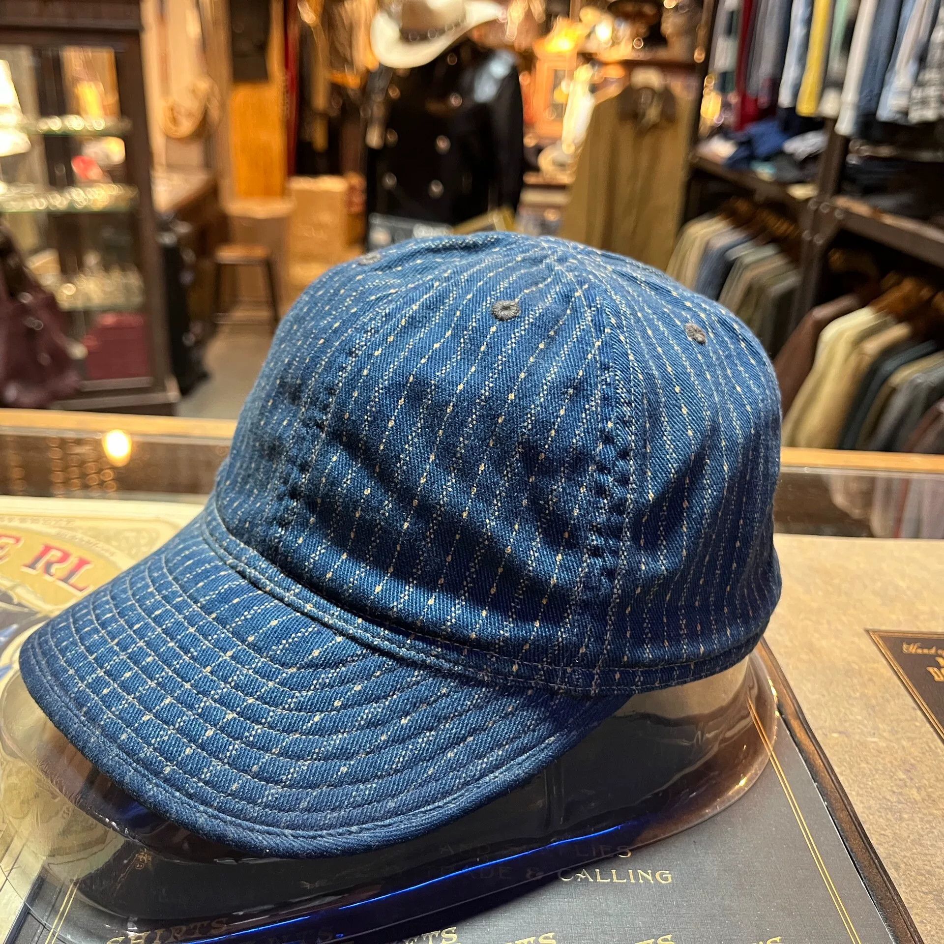 RRL Ralph Lauren rrl wabash denim cap by double rl Size ONE SIZE - 3 Thumbnail