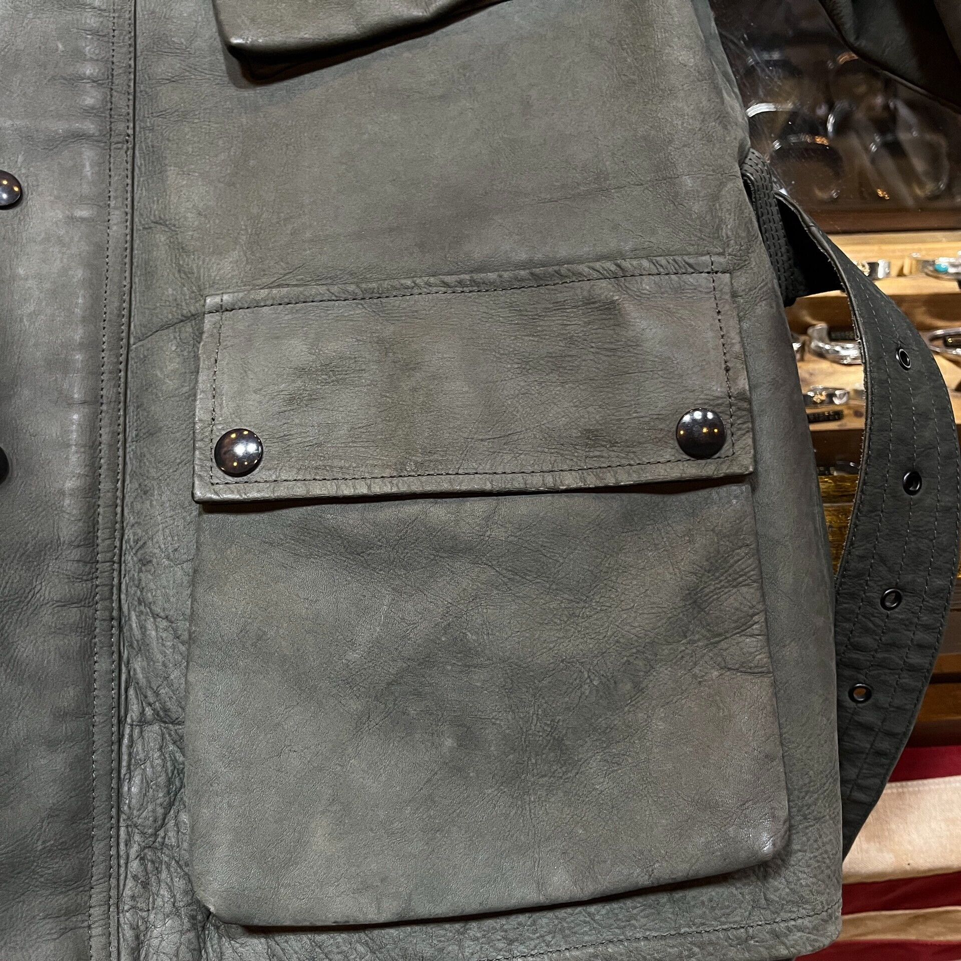 RRL Ralph Lauren vintage distressed leather jacket by Ralph Lauren Size US M / EU 48-50 / 2 - 7 Thumbnail