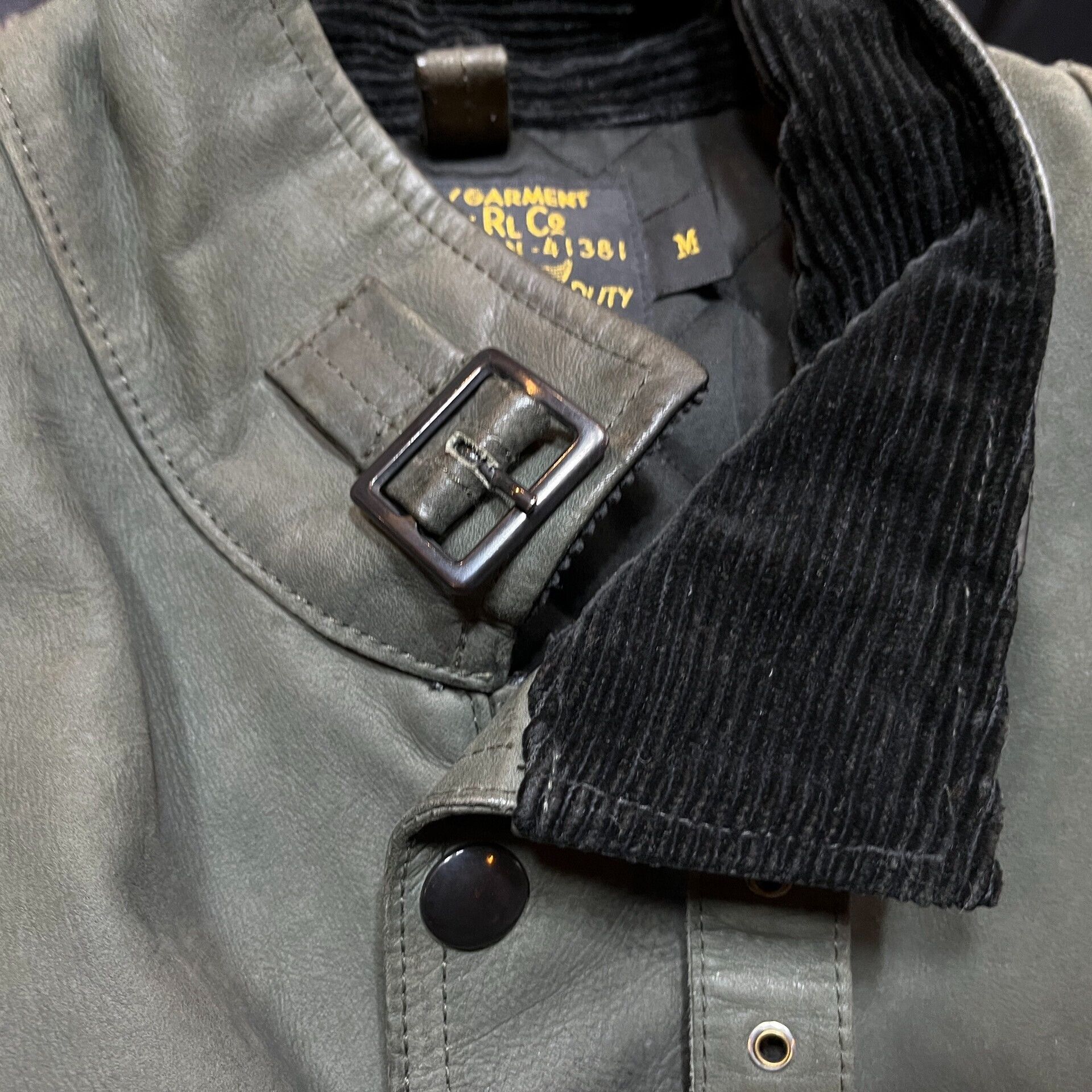 RRL Ralph Lauren vintage distressed leather jacket by Ralph Lauren Size US M / EU 48-50 / 2 - 5 Thumbnail