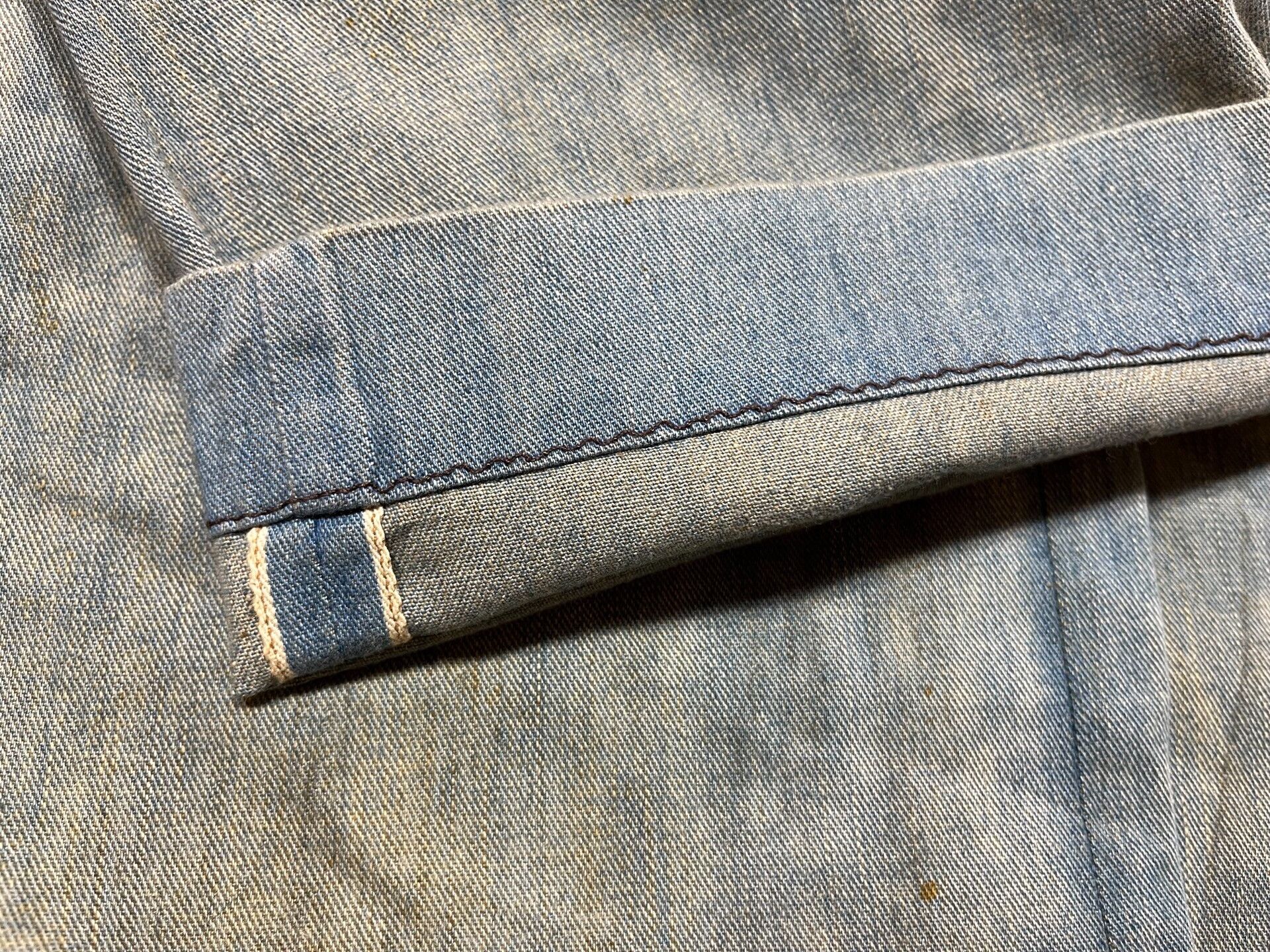 RRL Ralph Lauren limited edition officer denim chino pants Size US 30 / EU 46 - 9 Thumbnail
