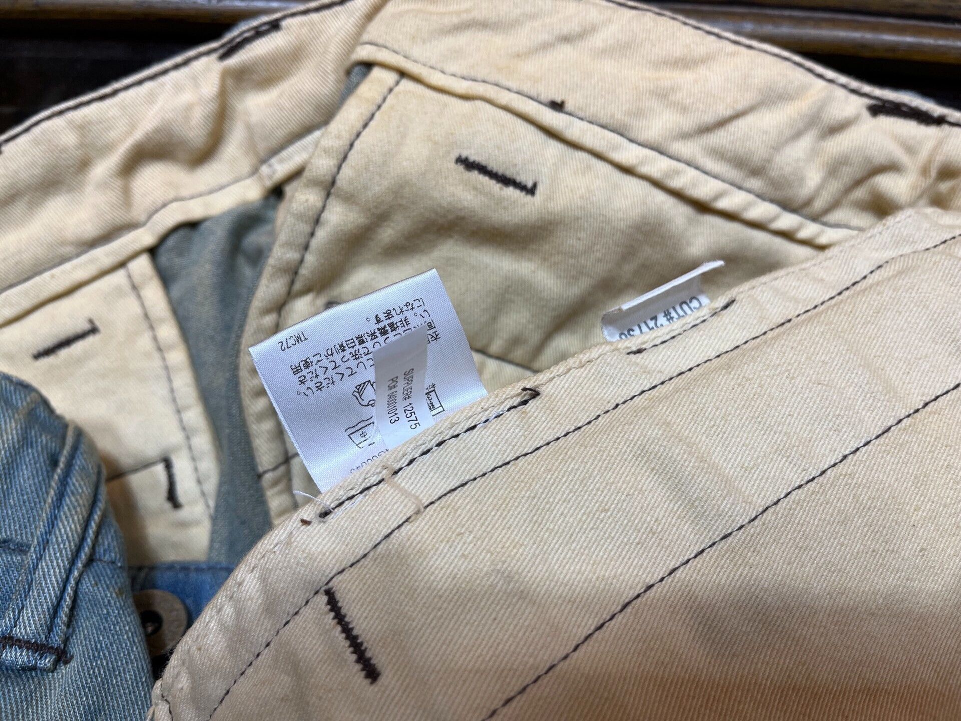 RRL Ralph Lauren limited edition officer denim chino pants Size US 30 / EU 46 - 6 Thumbnail