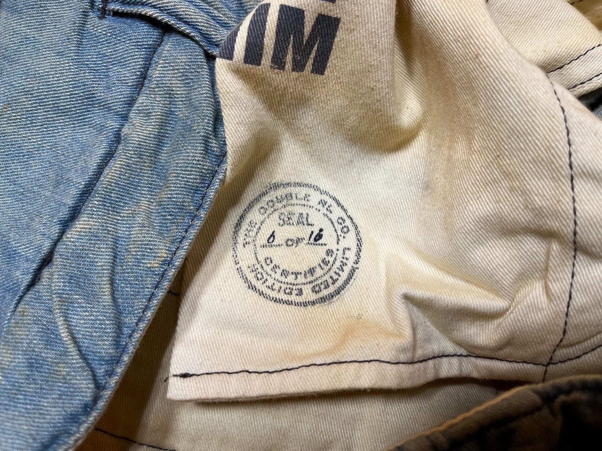 RRL Ralph Lauren limited edition officer denim chino pants Size US 30 / EU 46 - 4 Thumbnail