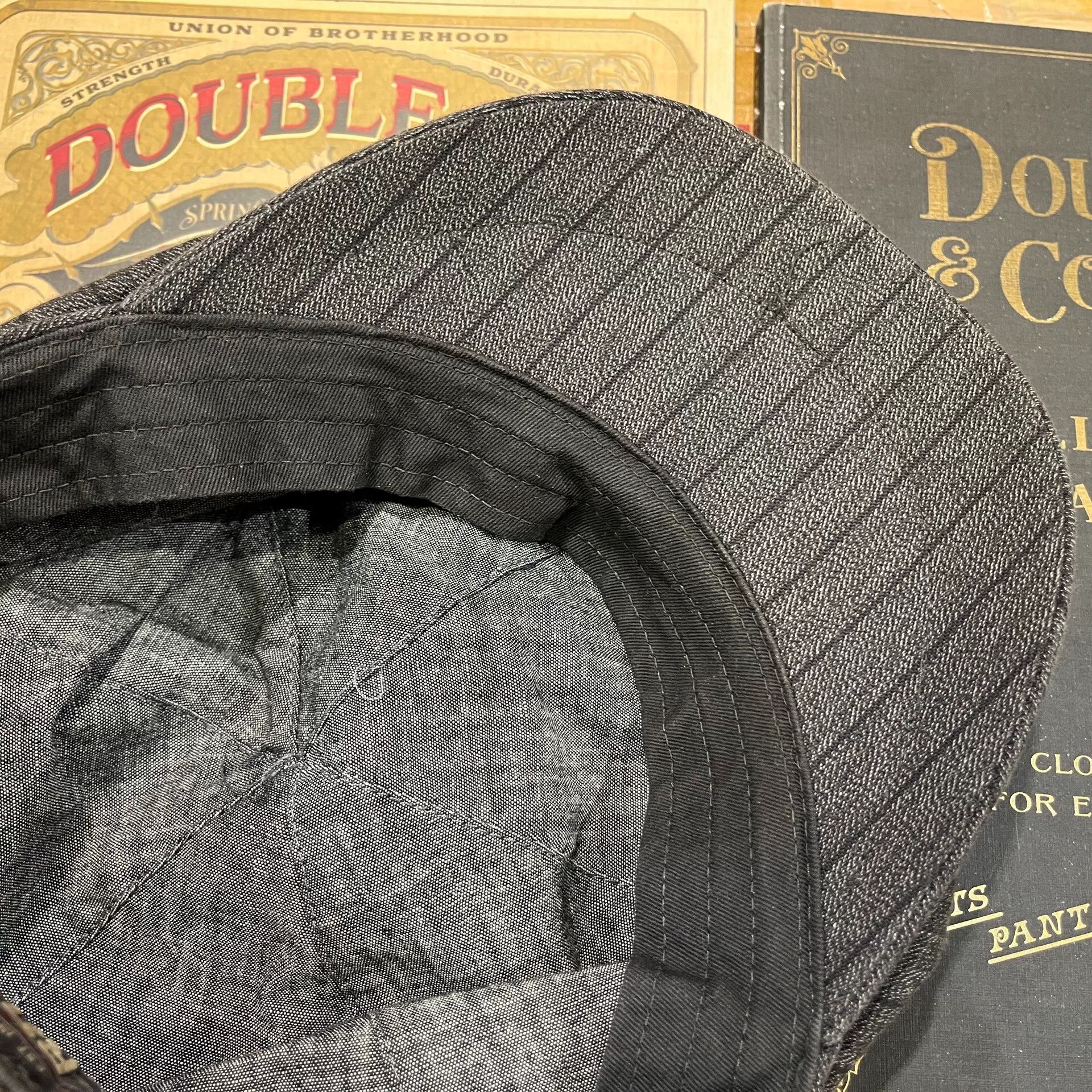 RRL Ralph Lauren rrl newsboy cap in dark gray Size ONE SIZE - 8 Thumbnail