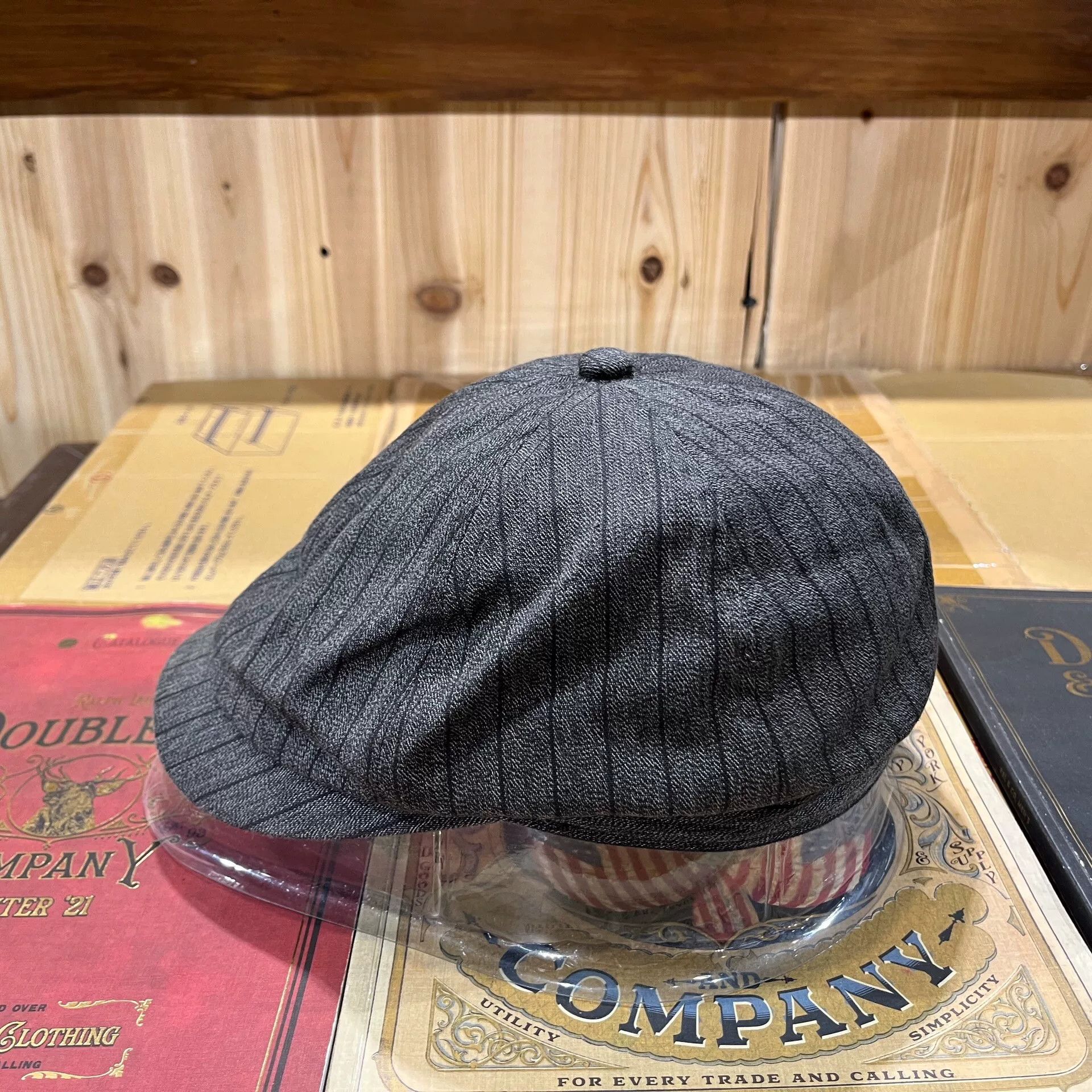 RRL Ralph Lauren rrl newsboy cap in dark gray Size ONE SIZE - 4 Thumbnail