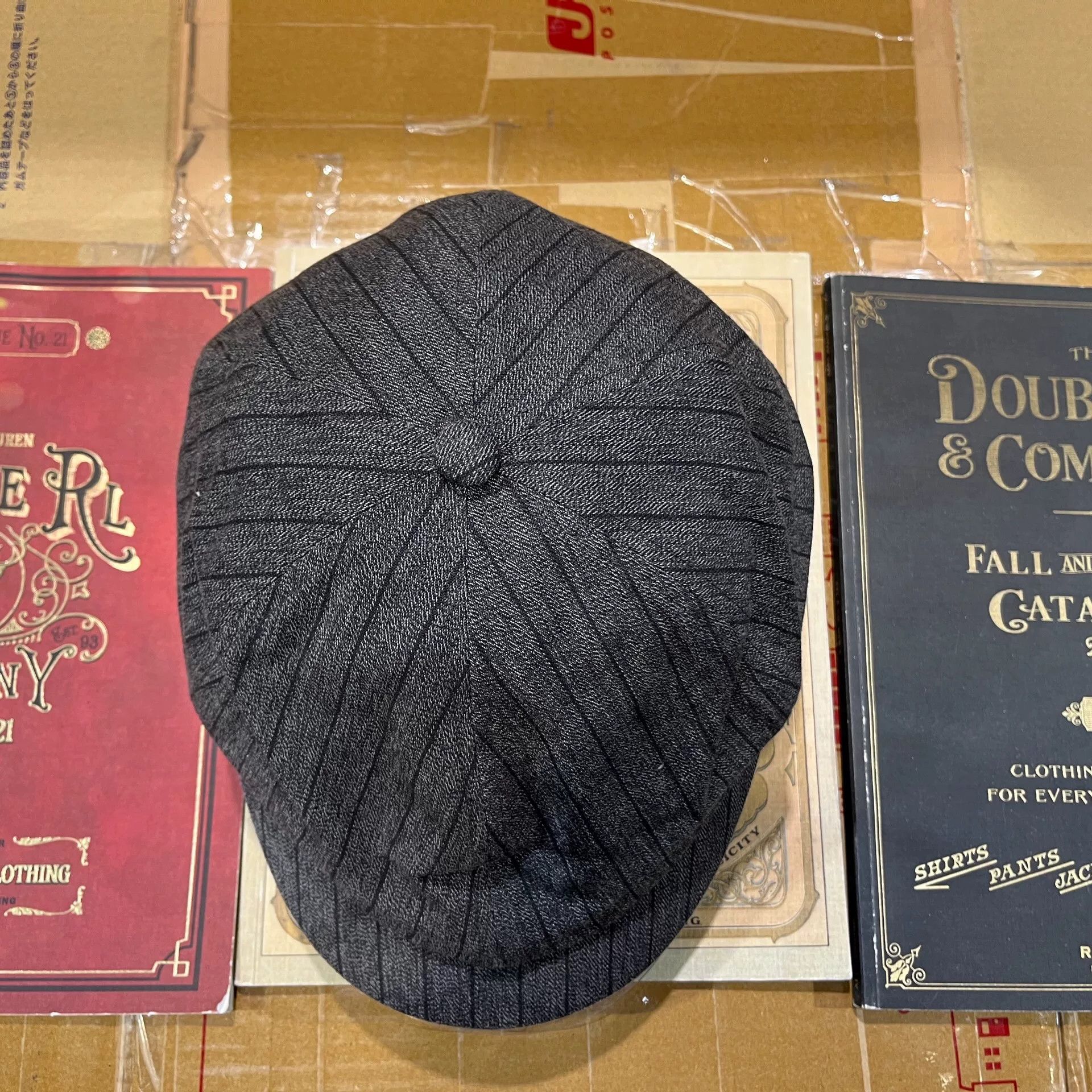 RRL Ralph Lauren rrl newsboy cap in dark gray Size ONE SIZE - 5 Thumbnail
