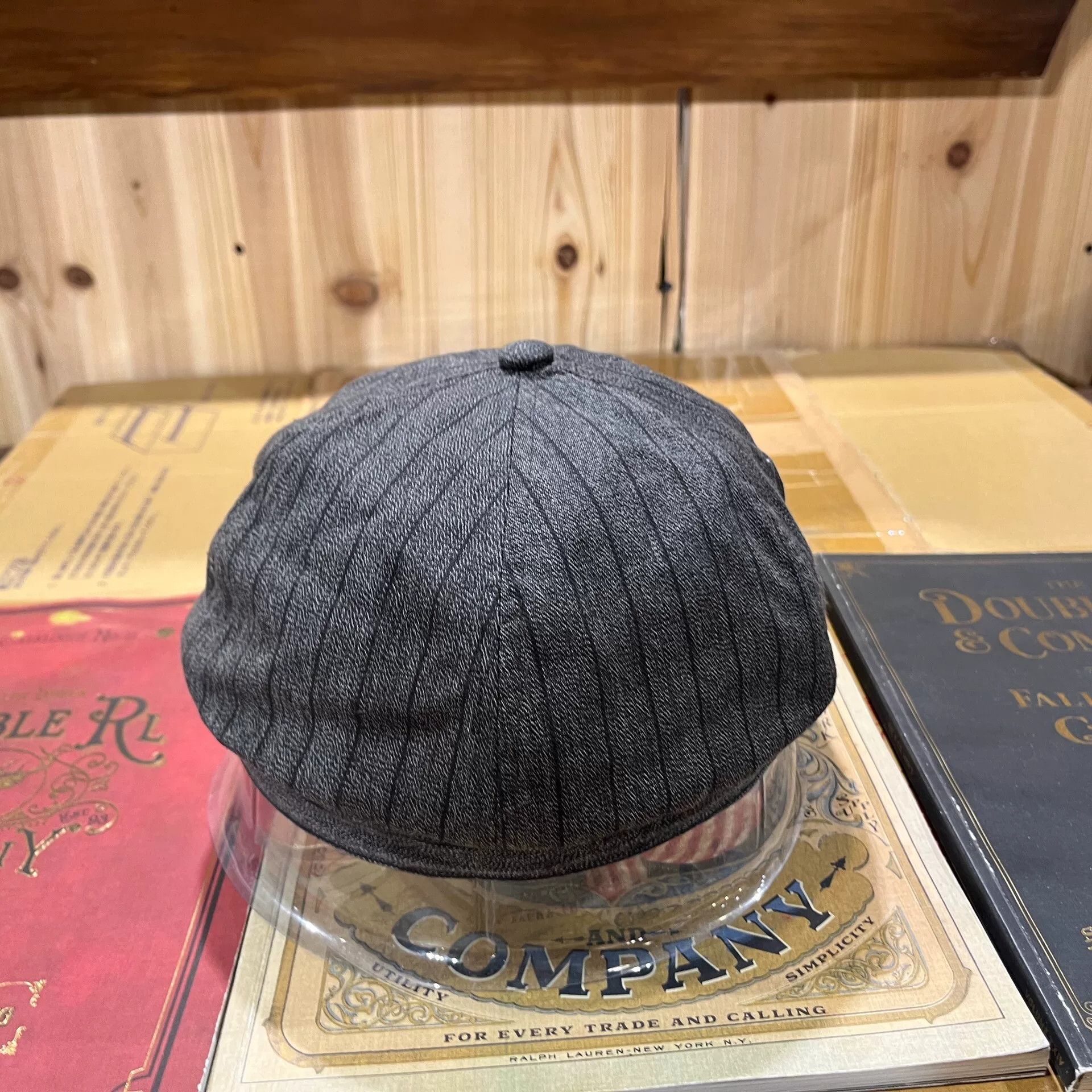 RRL Ralph Lauren rrl newsboy cap in dark gray Size ONE SIZE - 3 Thumbnail