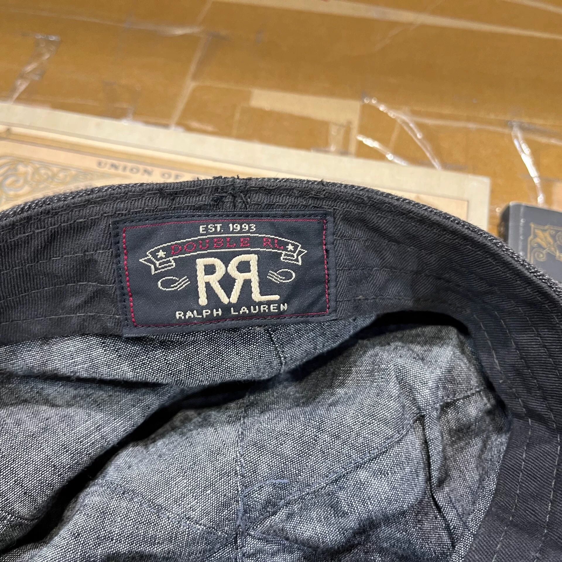 RRL Ralph Lauren rrl newsboy cap in dark gray Size ONE SIZE - 7 Thumbnail