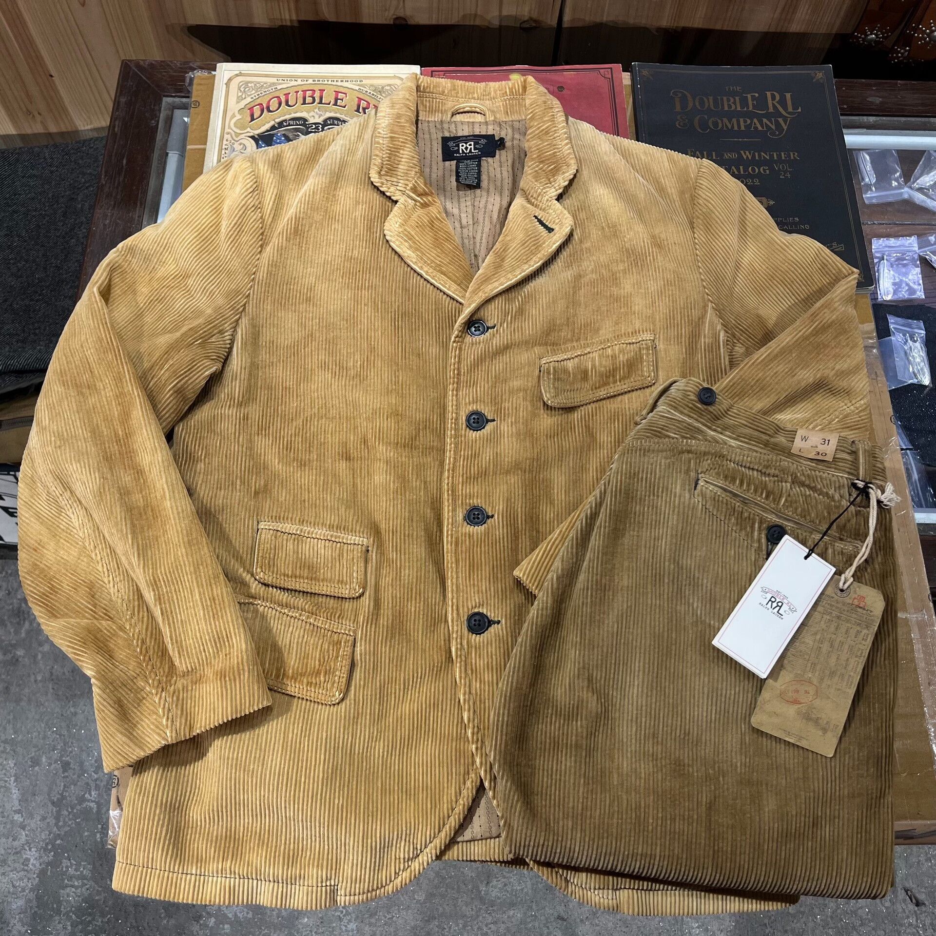 RRL Ralph Lauren vintage corduroy casual pants by Ralph Lauren Size US 31 - 3 Thumbnail