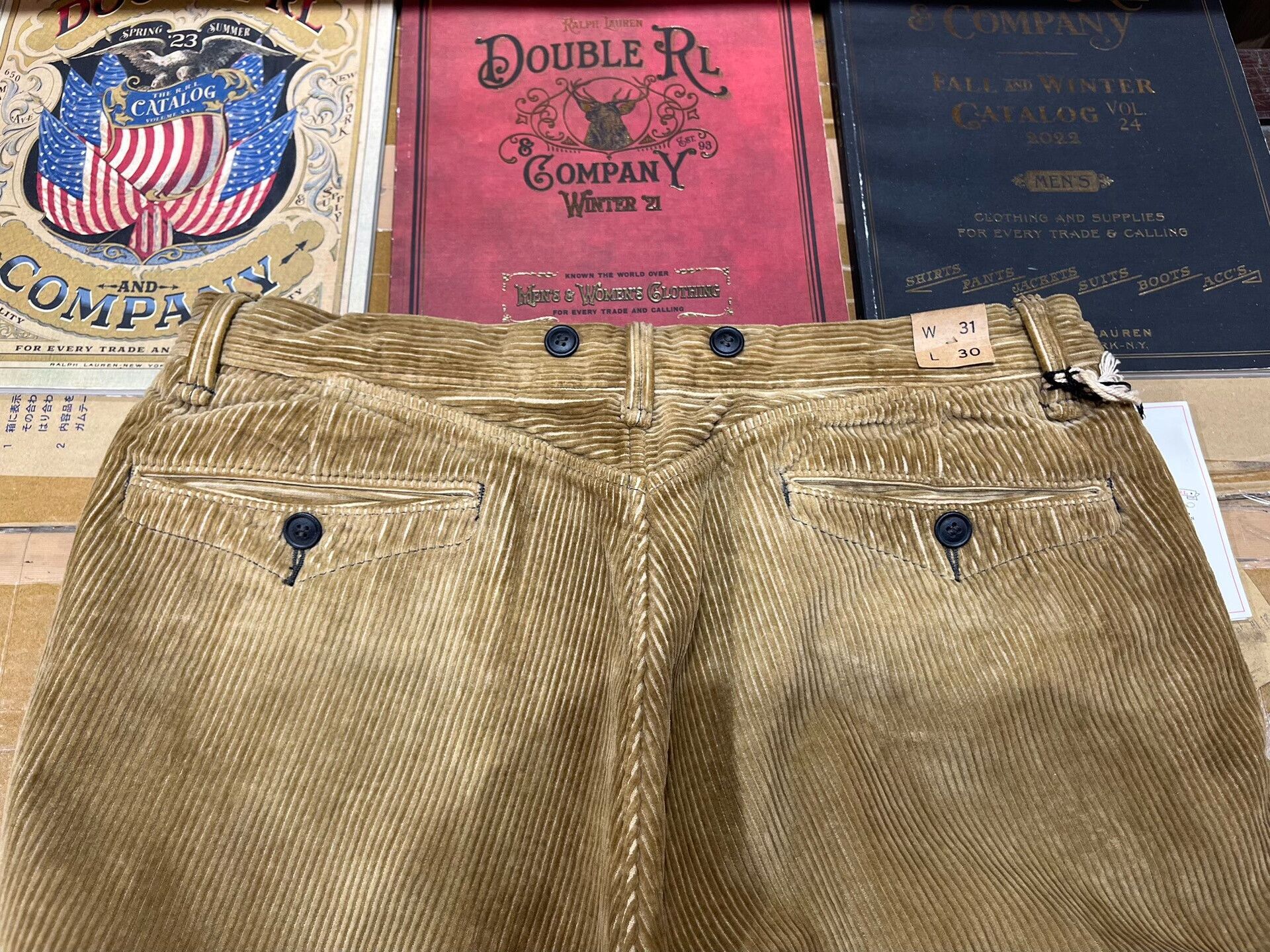 RRL Ralph Lauren vintage corduroy casual pants by Ralph Lauren Size US 31 - 8 Thumbnail