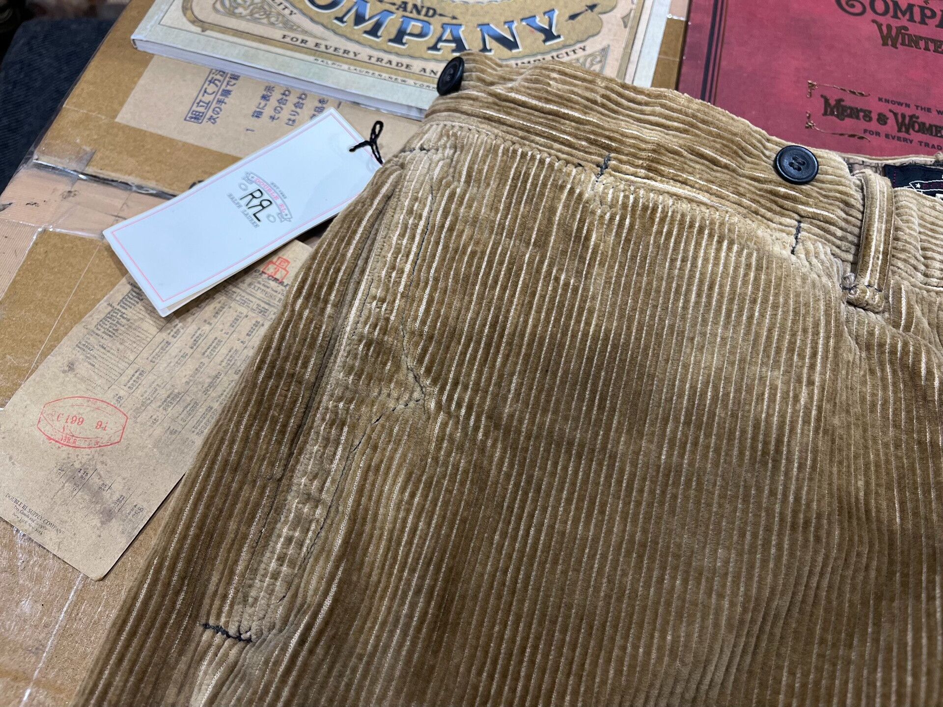 RRL Ralph Lauren vintage corduroy casual pants by Ralph Lauren Size US 31 - 7 Thumbnail