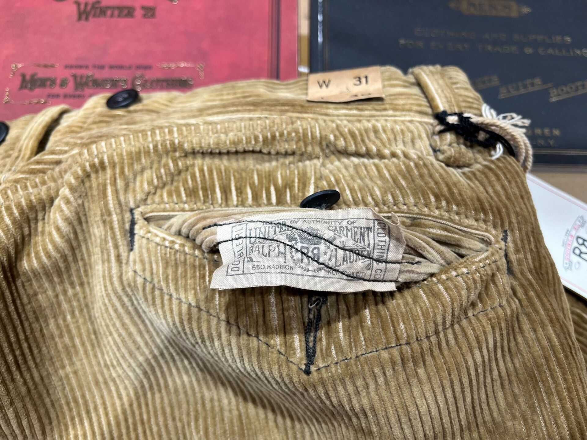 RRL Ralph Lauren vintage corduroy casual pants by Ralph Lauren Size US 31 - 5 Thumbnail