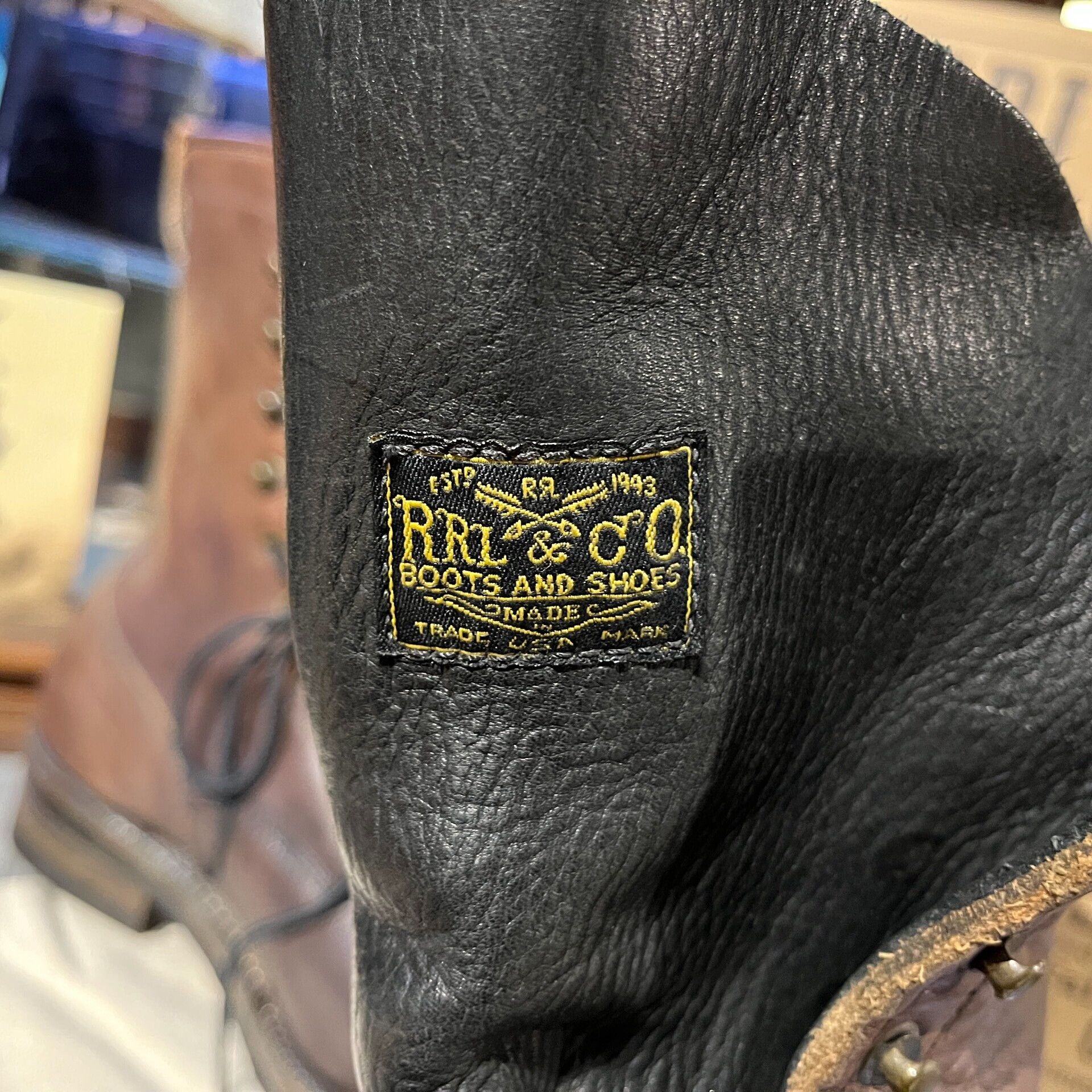 RRL Ralph Lauren vintage double rl leather work boots Size US 9 / EU 42 - 5 Thumbnail