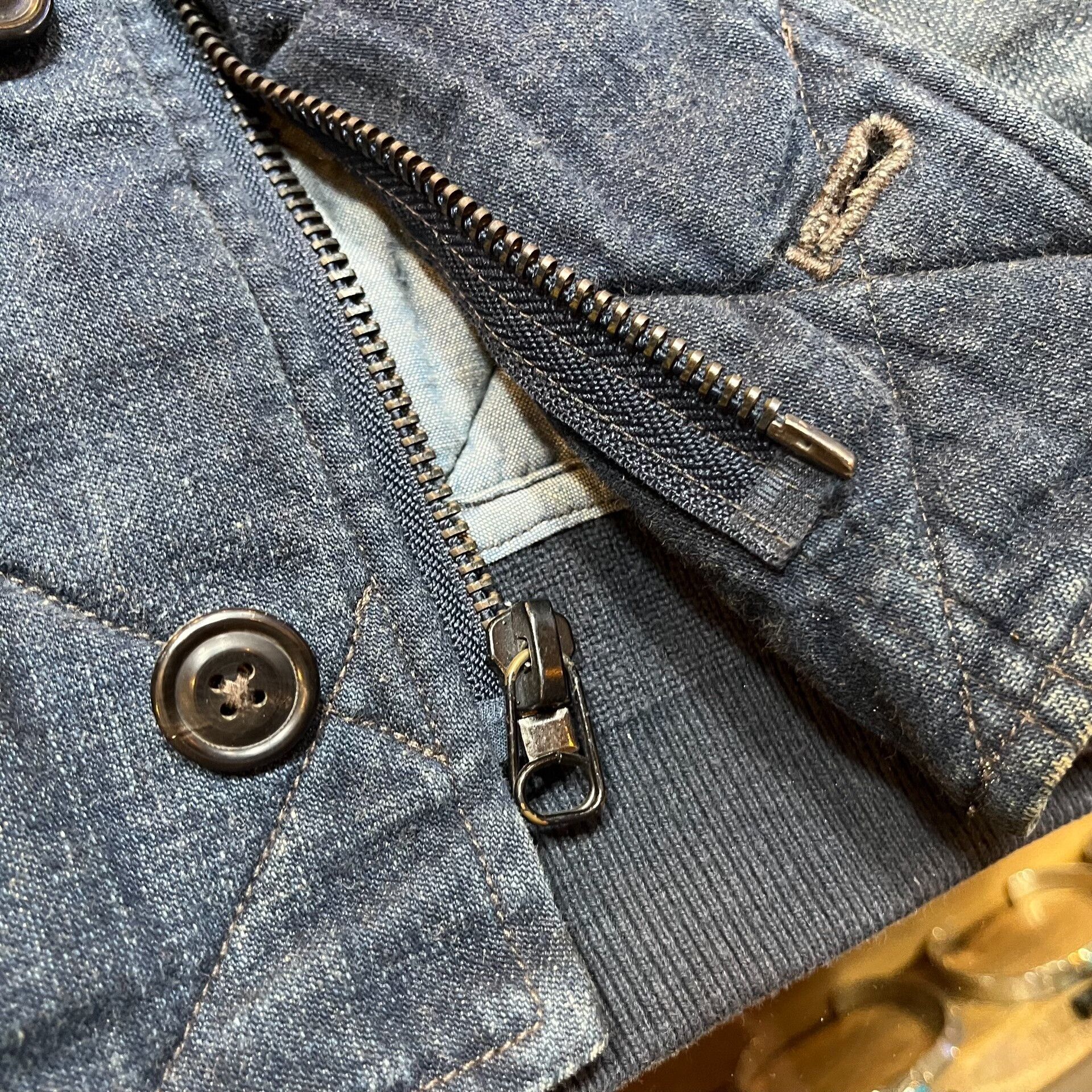 RRL Ralph Lauren vintage rrl denim quilted vest Size US S / EU 44-46 / 1 - 6 Thumbnail