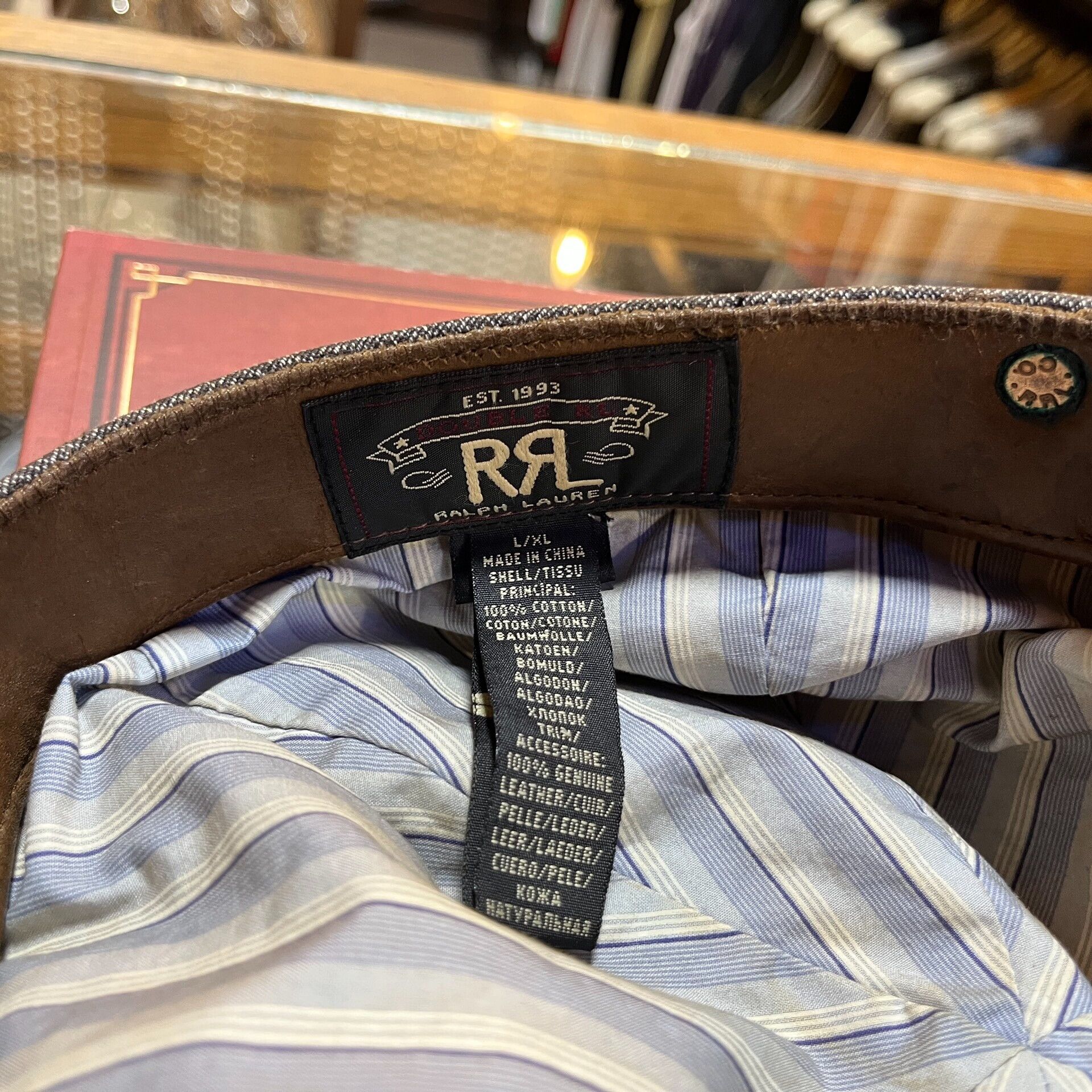 RRL Ralph Lauren rrl vintage peppered cap l/xl Size ONE SIZE - 3 Thumbnail