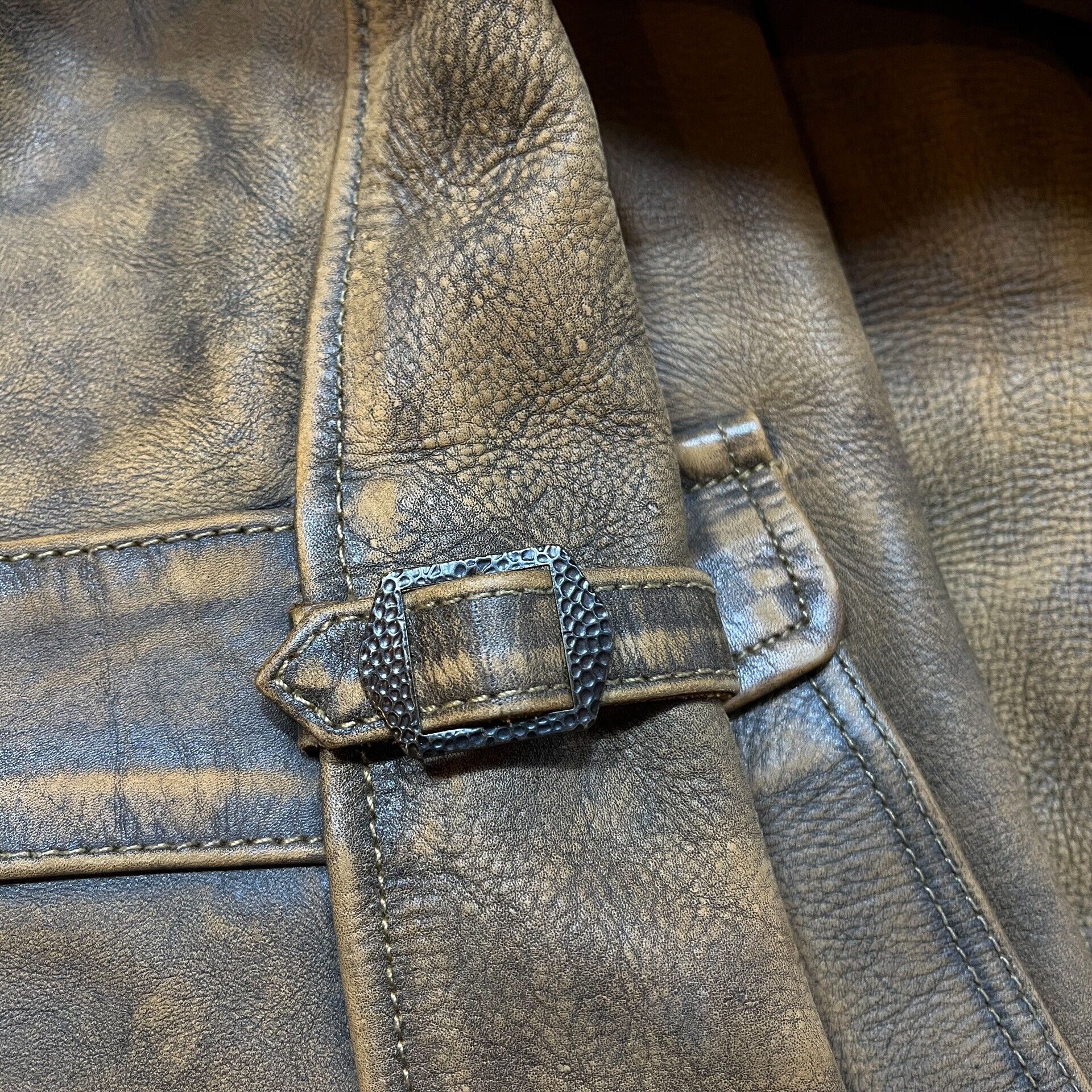 RRL Ralph Lauren vintage rrl distressed leather jacket Size US M / EU 48-50 / 2 - 8 Thumbnail