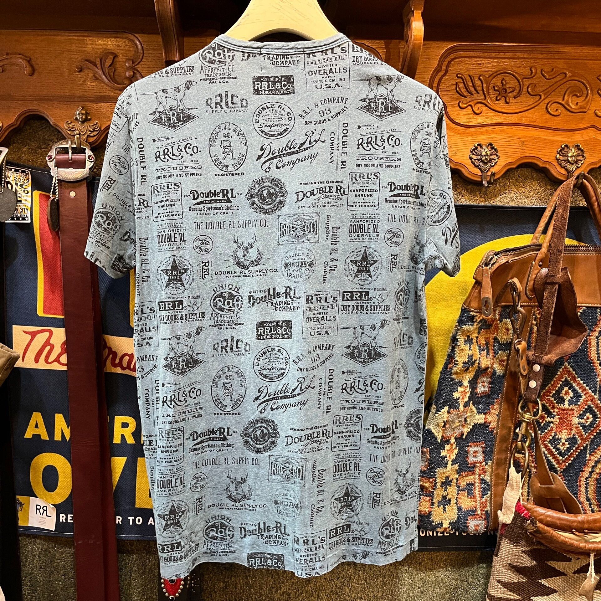 RRL Ralph Lauren rrl limited edition logo henley short sleeve t-shirt Size US M / EU 48-50 / 2 - 2 Thumbnail
