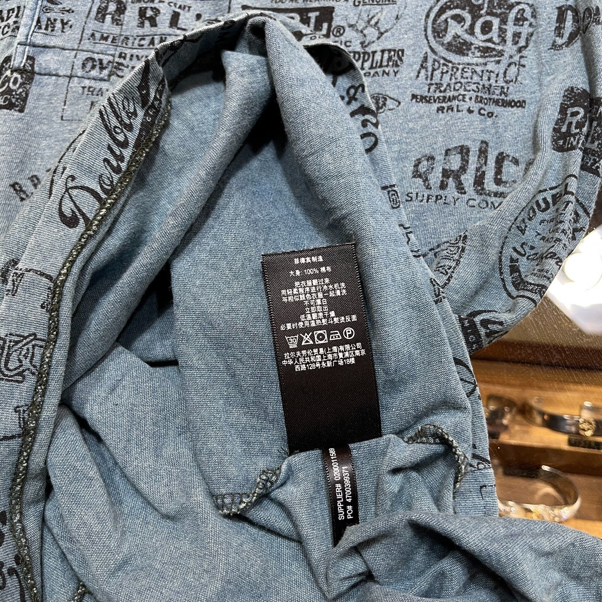 RRL Ralph Lauren rrl limited edition logo henley short sleeve t-shirt Size US M / EU 48-50 / 2 - 7 Thumbnail