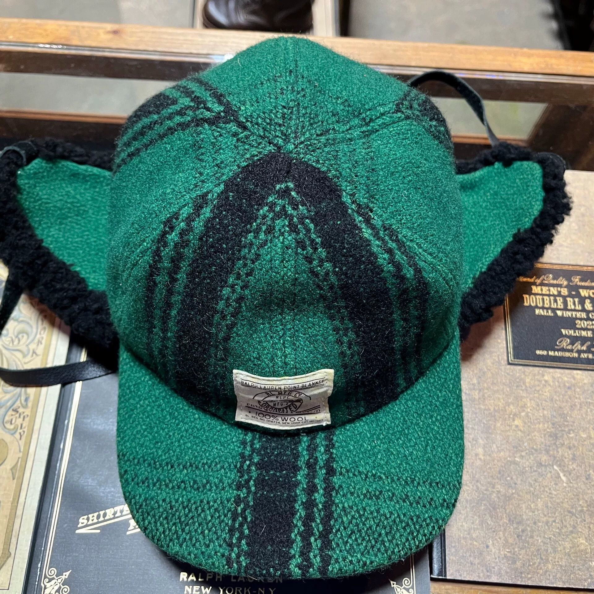RRL Ralph Lauren ralph lauren wool winter hat with ear flaps Size ONE SIZE - 5 Thumbnail